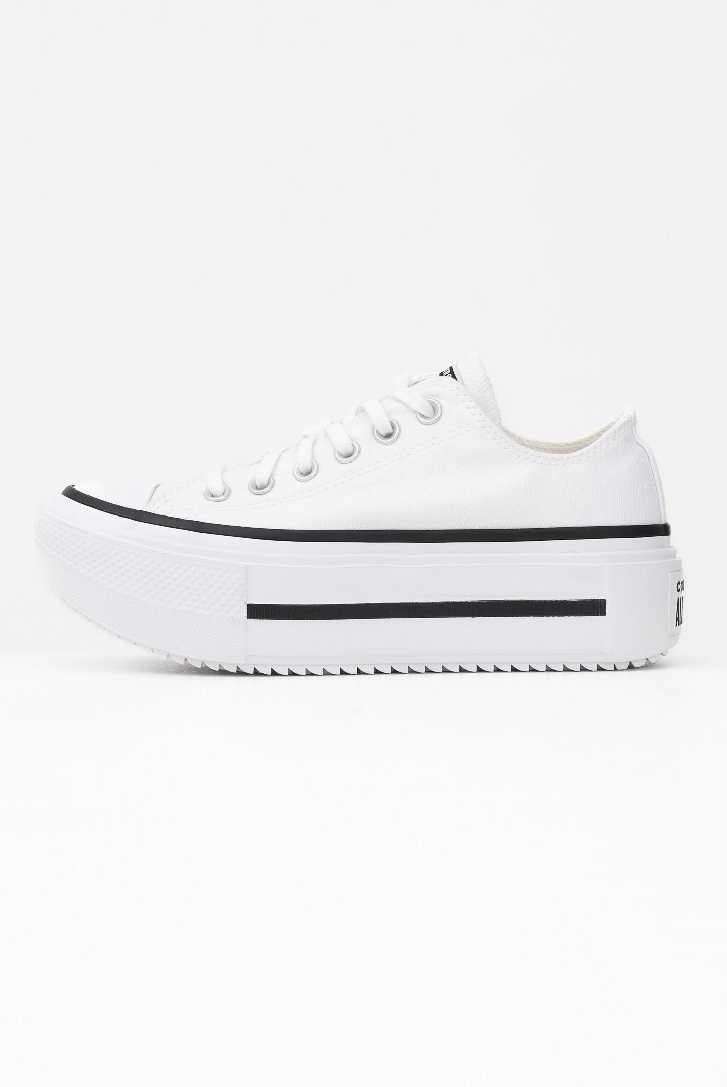 CONVERSE Sneakers Chuck Taylor All Star Lift Double Stack Platform bianche da donna A15491C . CONVERSE