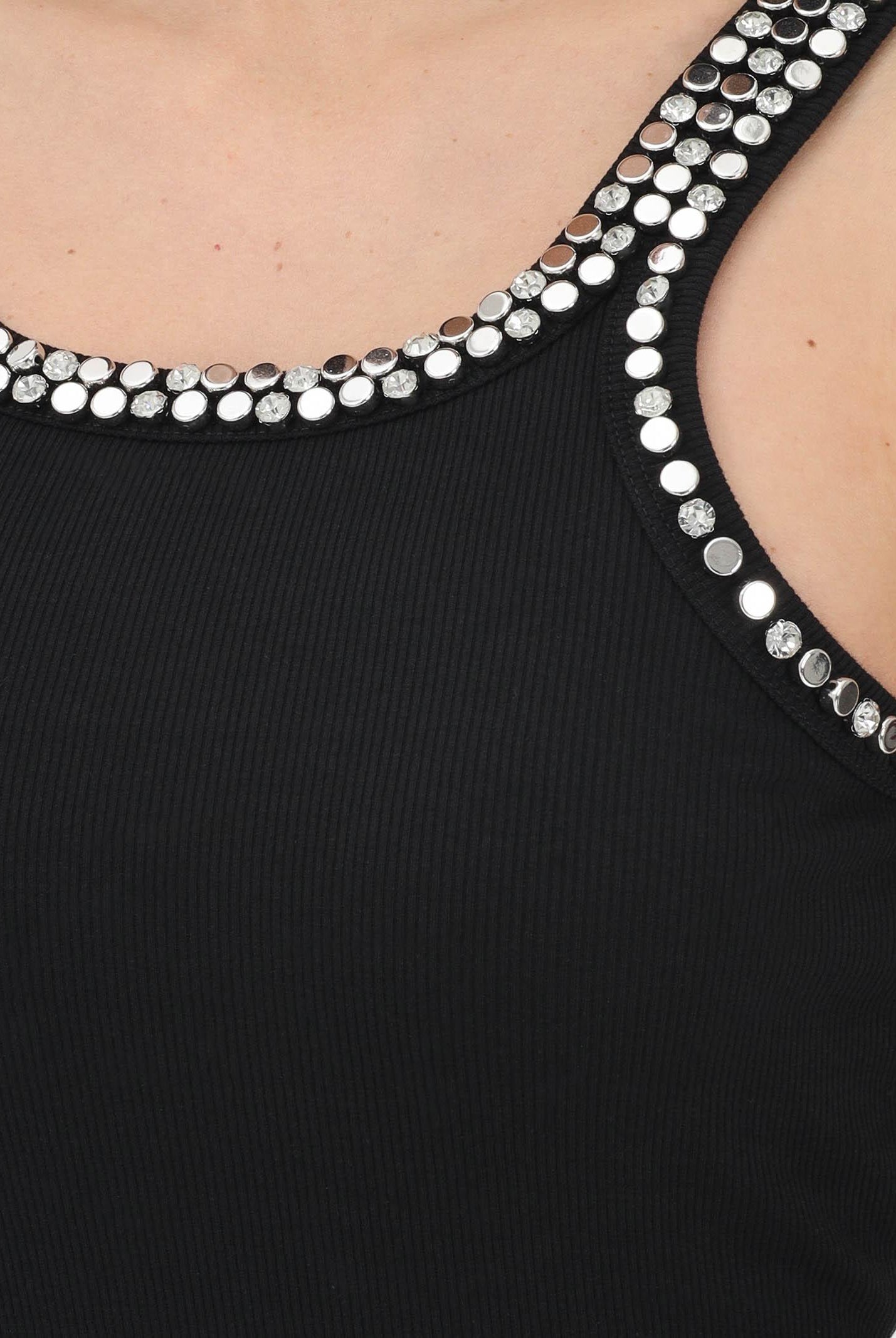 PINKO Canotta CORIANDOLI nera da donna 104109A35Y Z99 PINKO