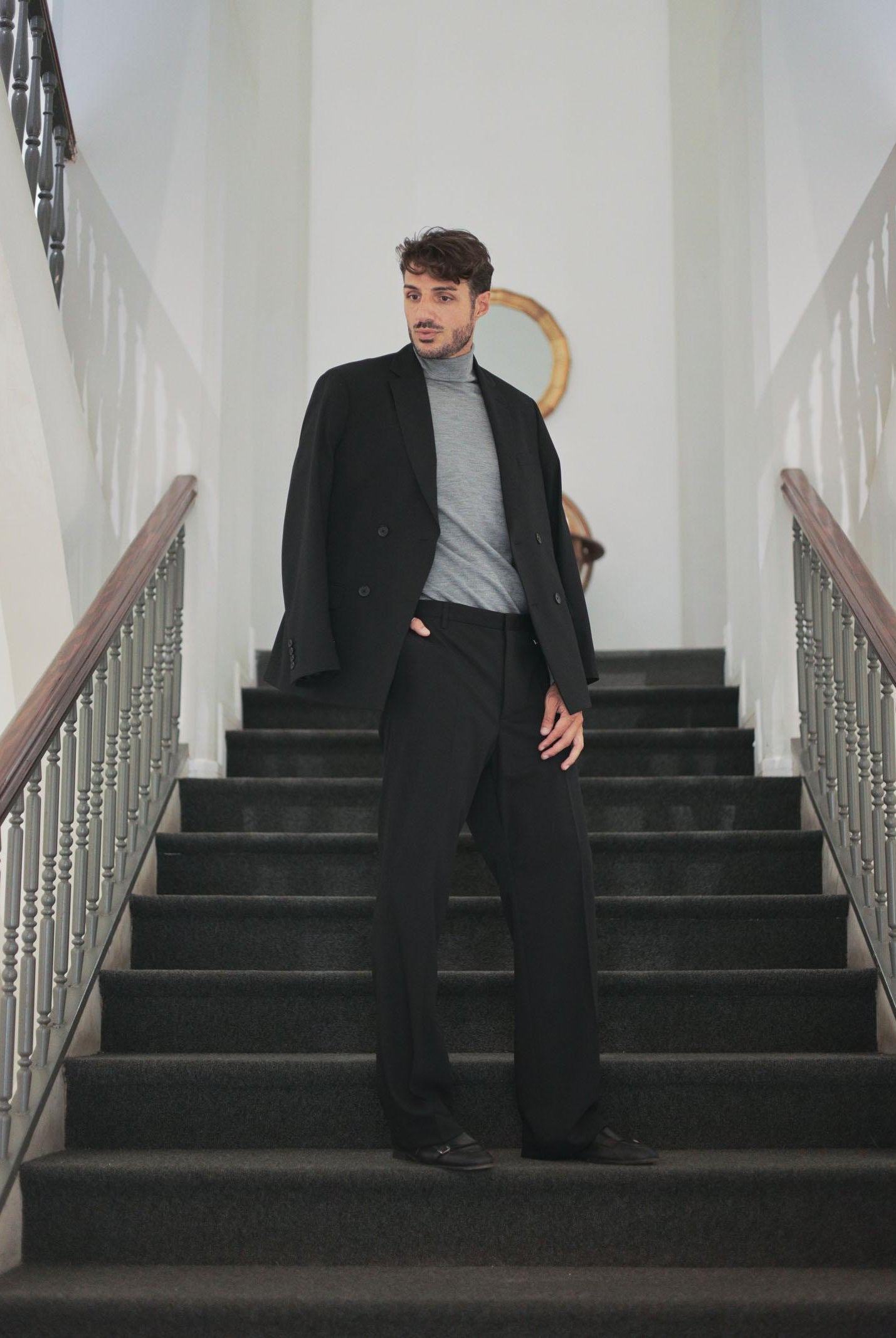 I'M BRIAN Pantalone nero da uomo PA3498 009 I'M BRIAN