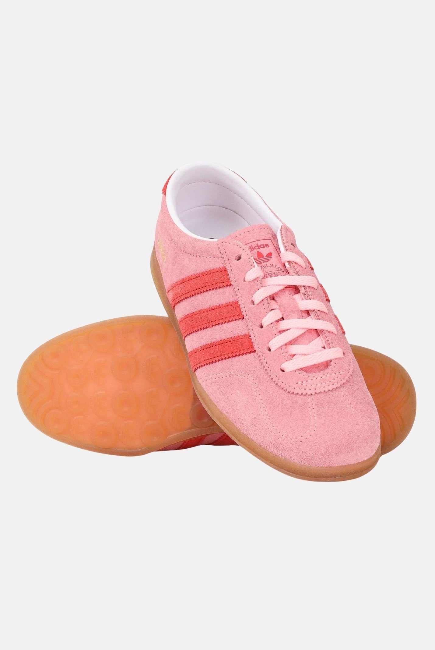 ADIDAS ORIGINALS Sneakers GAZELLE LO PRO rosa e rosse da donna IH6945 . ADIDAS ORIGINALS