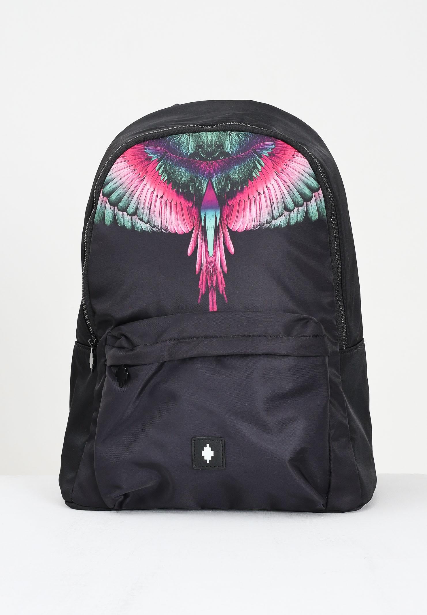 MARCELO BURLON COUNTY OF MILAN Black backpack for men and women