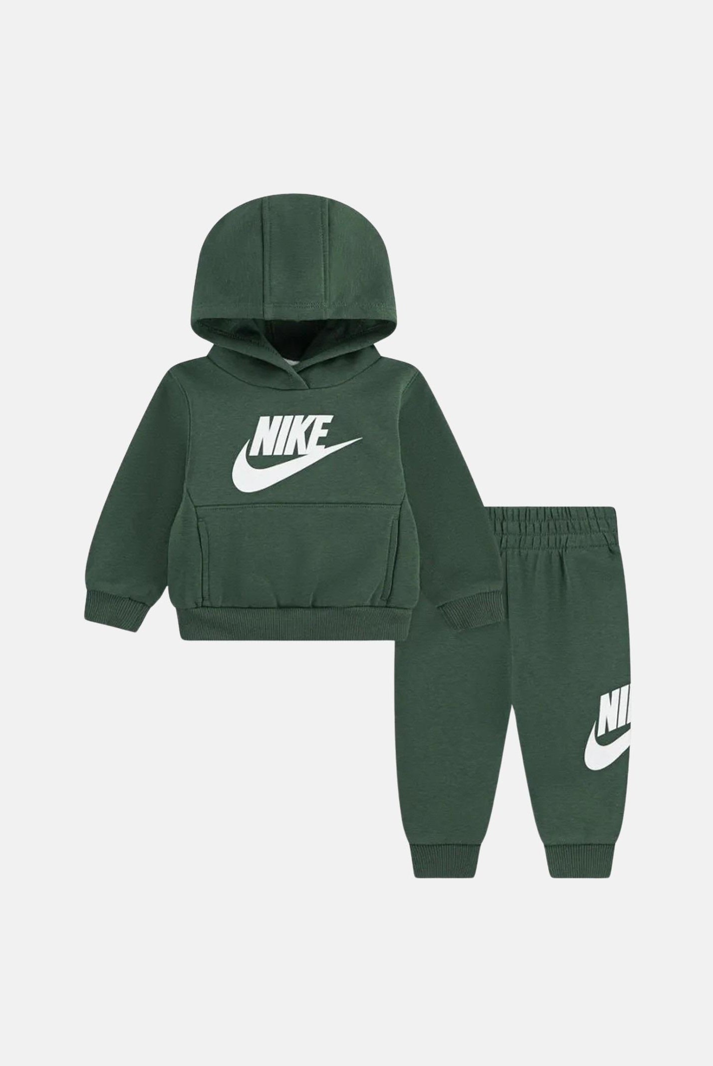 NIKE Tuta verde da neonato con stampa logo 66L135 F1J NIKE