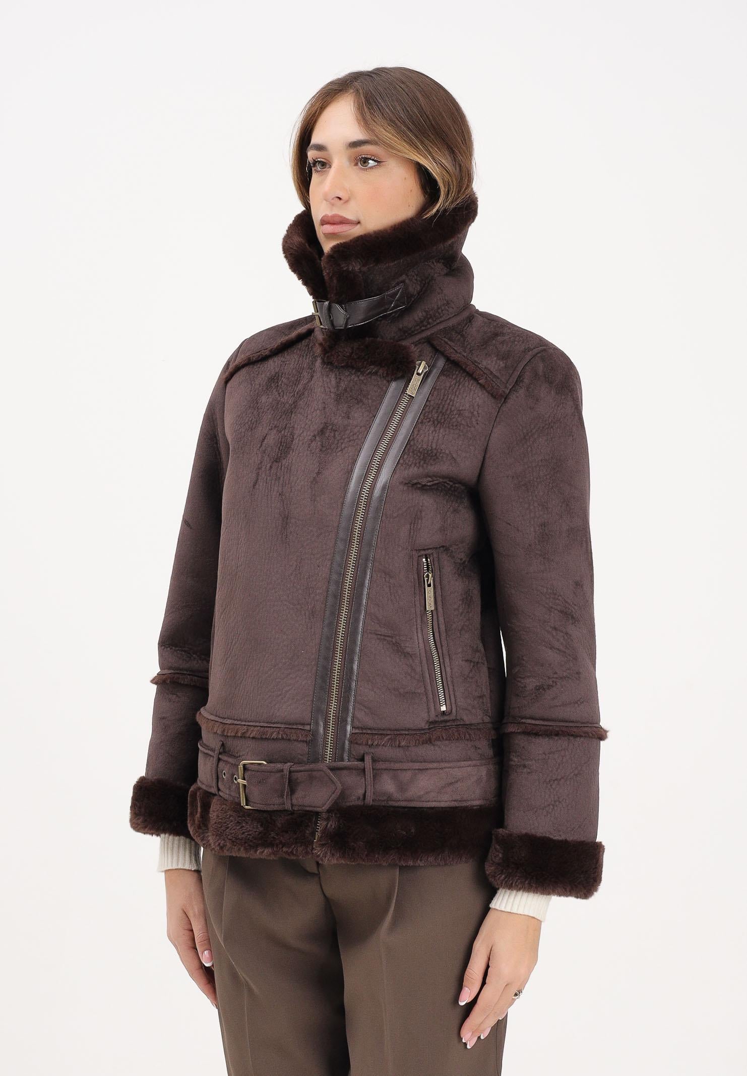 VICOLO Montone marrone da donna TF0091 FU69 VICOLO