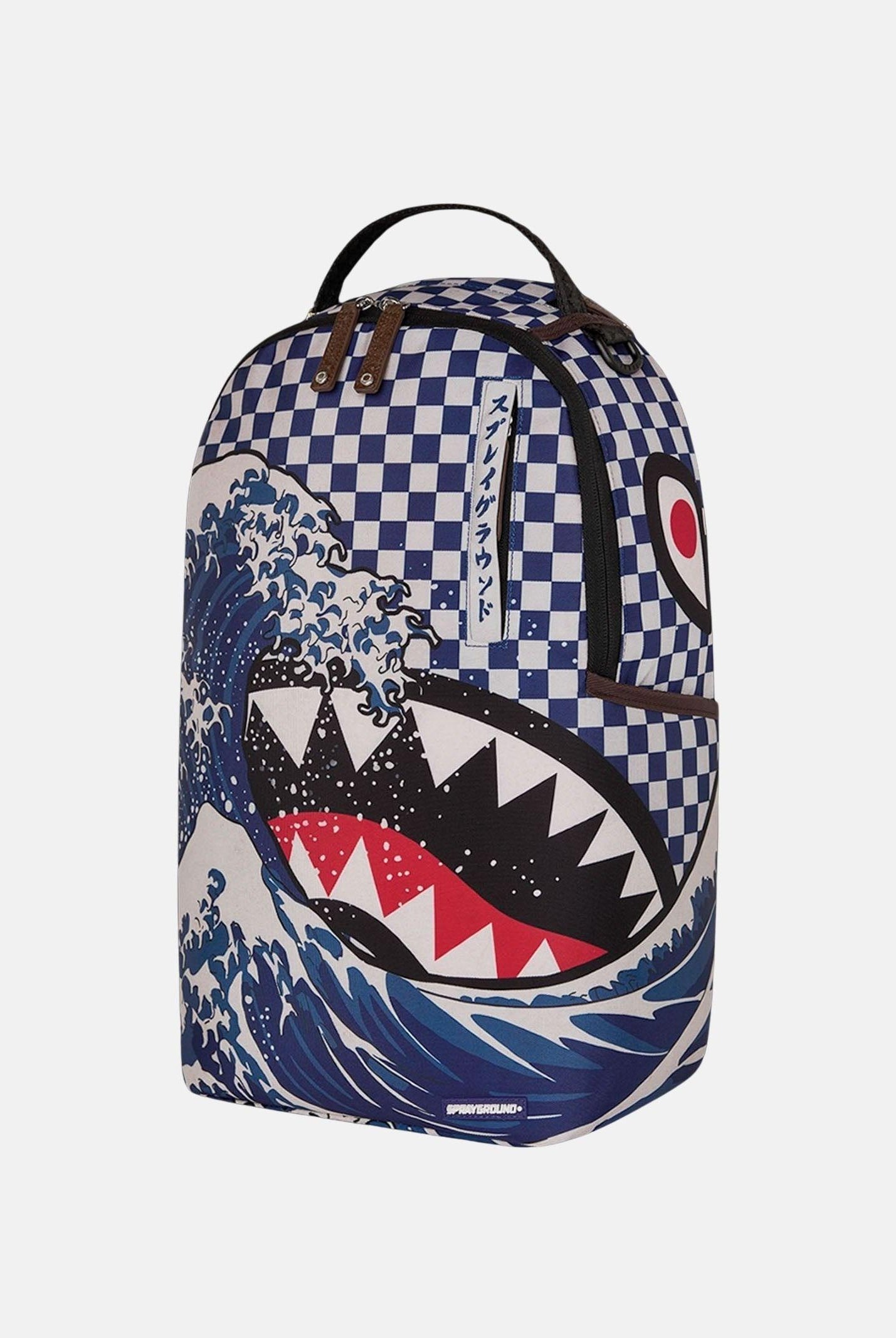 SPRAYGROUND Zaino Ichimatsu-Moyo Camokawa bianco e blu per uomo e donna 910B8810NSZ . SPRAYGROUND