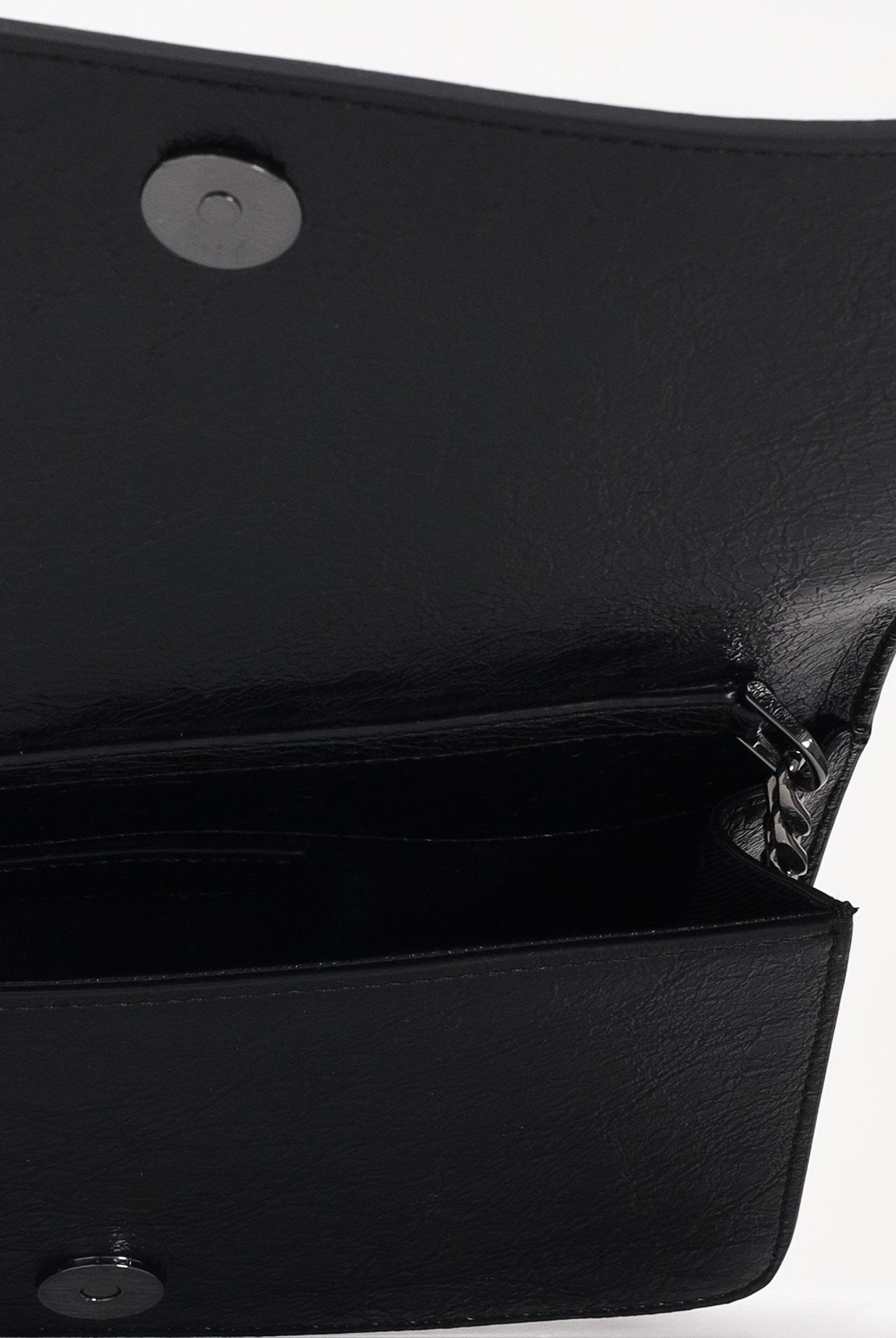 RICHMOND Borsa a tracolla nera da donna con borchie e logo RWA25235BO BL RICHMOND