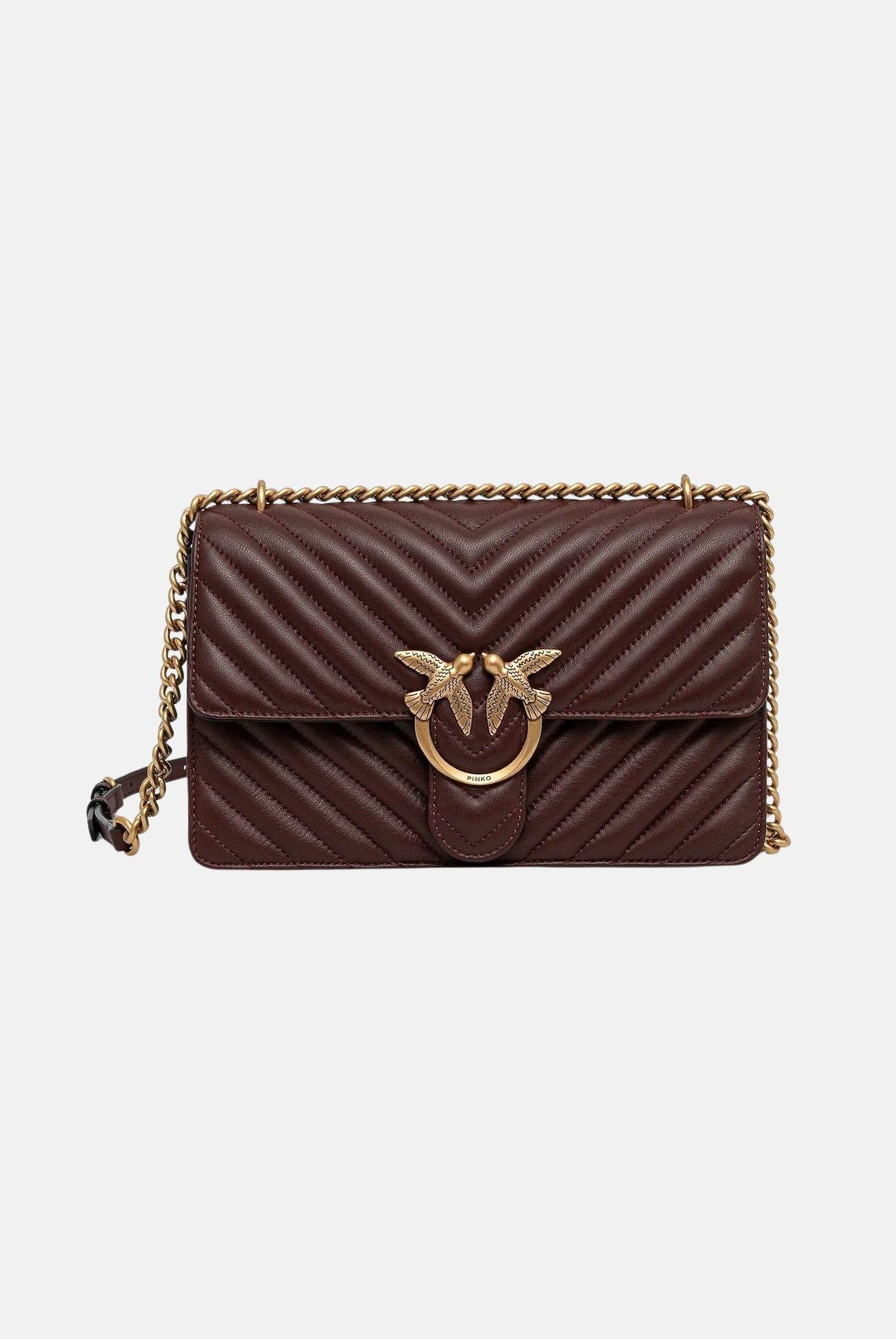 PINKO Borsa a tracolla Classic Love Bag One burgundy da donna 100941A0GK R49Q PINKO