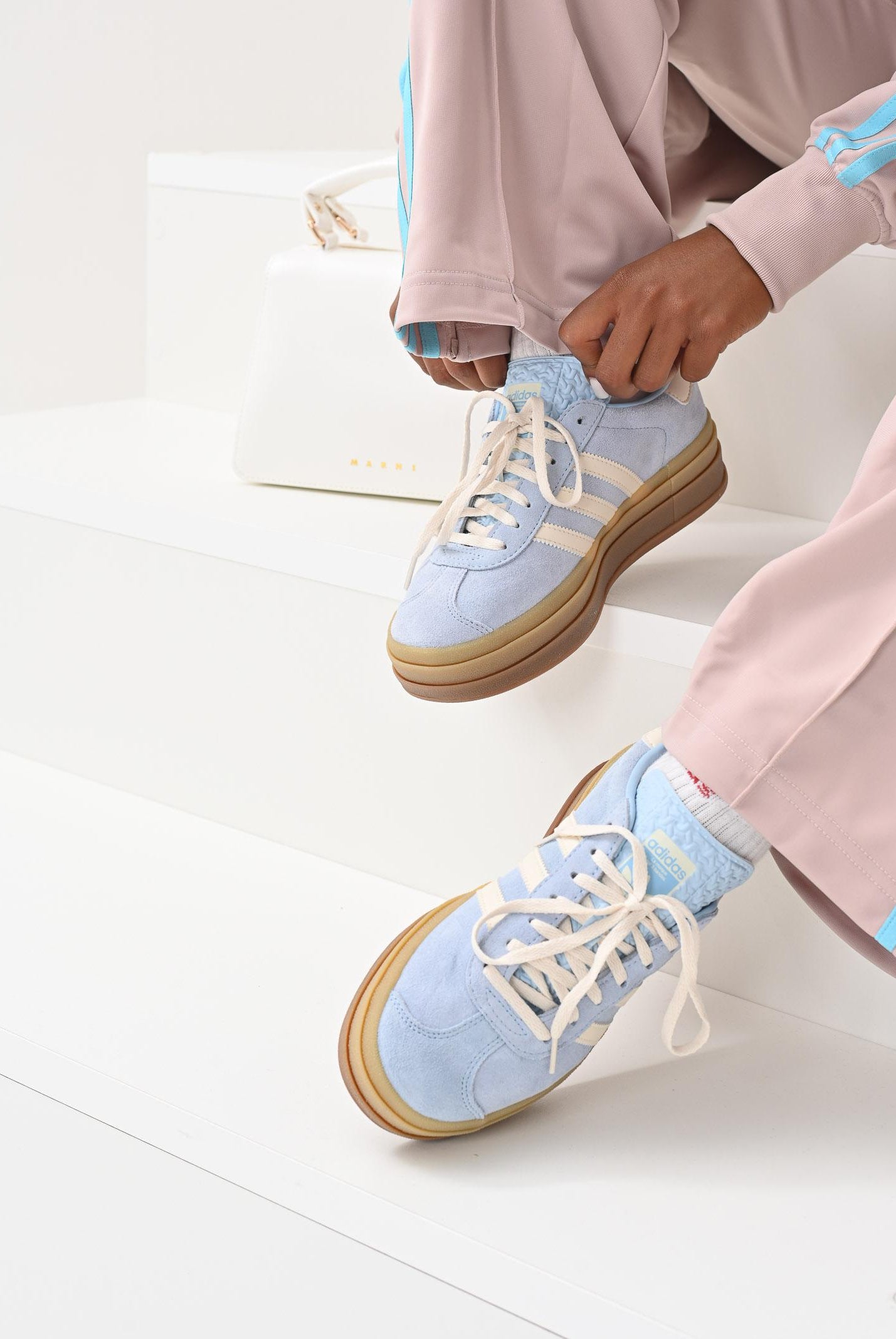 ADIDAS ORIGINALS Sneakers Gazelle Bold azzurre da donna JQ7776 ADIDAS ORIGINALS