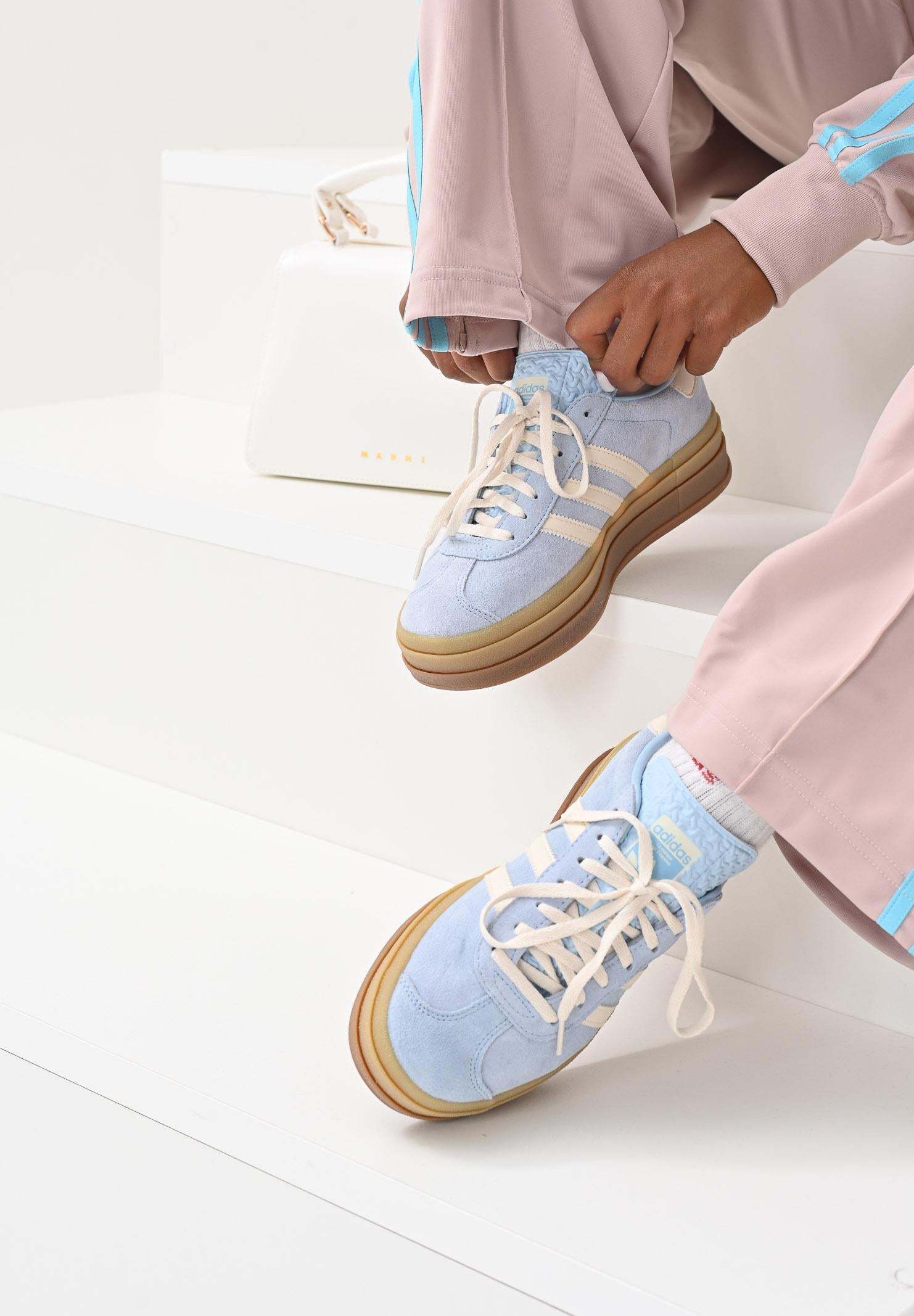 ADIDAS ORIGINALS Sneakers Gazelle Bold azzurre da donna JQ7776 ADIDAS ORIGINALS