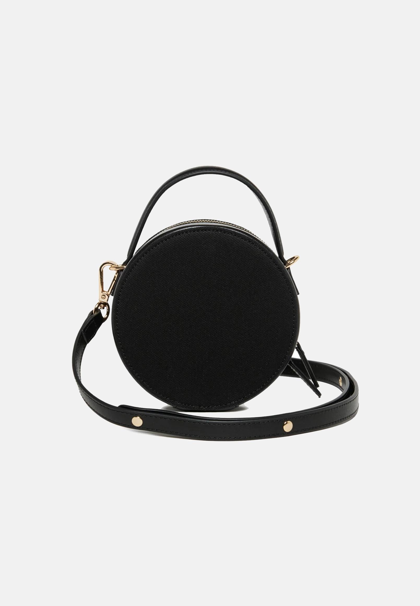 N21 Borsa nera da donna con logo e forma rotonda N210D5N0508 0N900 N21