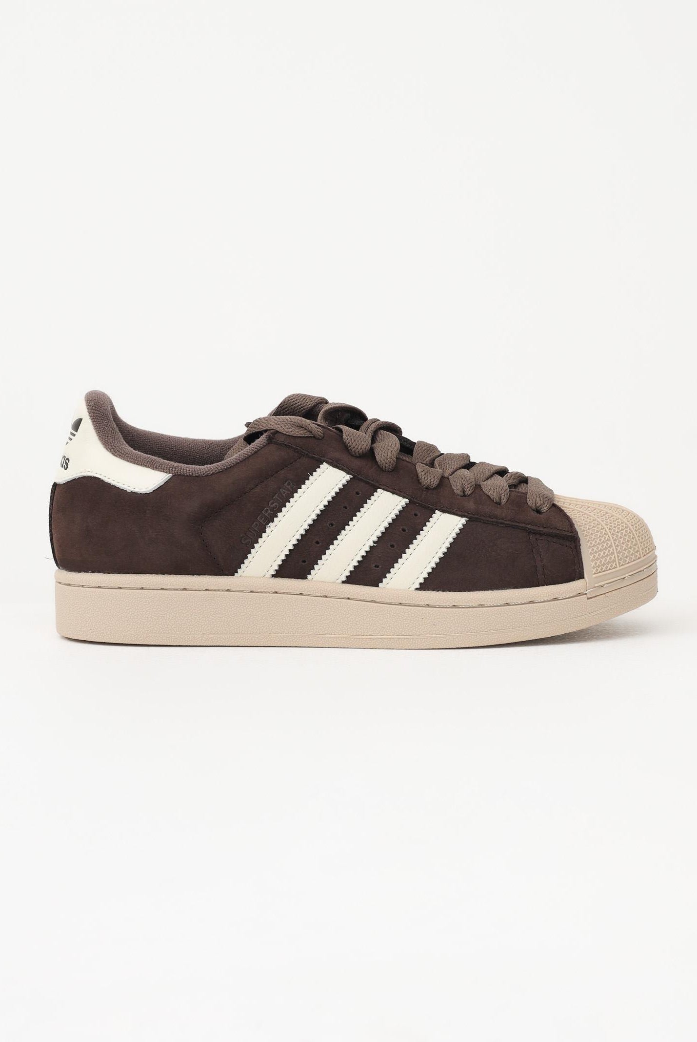 ADIDAS ORIGINALS Sneakers SUPERSTAR II marroni per uomo e donna IH9314 . ADIDAS ORIGINALS