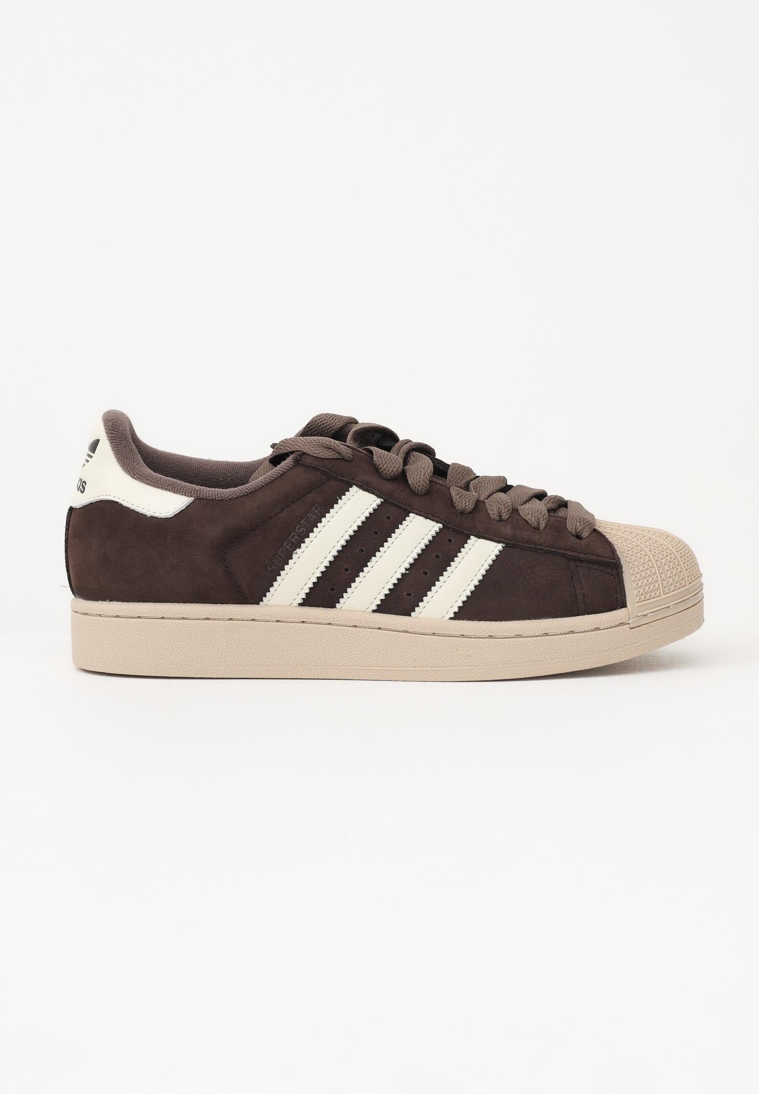ADIDAS ORIGINALS Sneakers SUPERSTAR II marroni per uomo e donna IH9314 . ADIDAS ORIGINALS