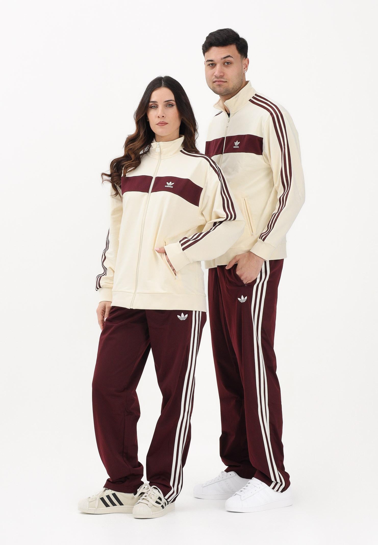 ADIDAS ORIGINALS Pantalone sportivo FIREBIRD bordeaux per uomo e donna KE1651 . ADIDAS ORIGINALS