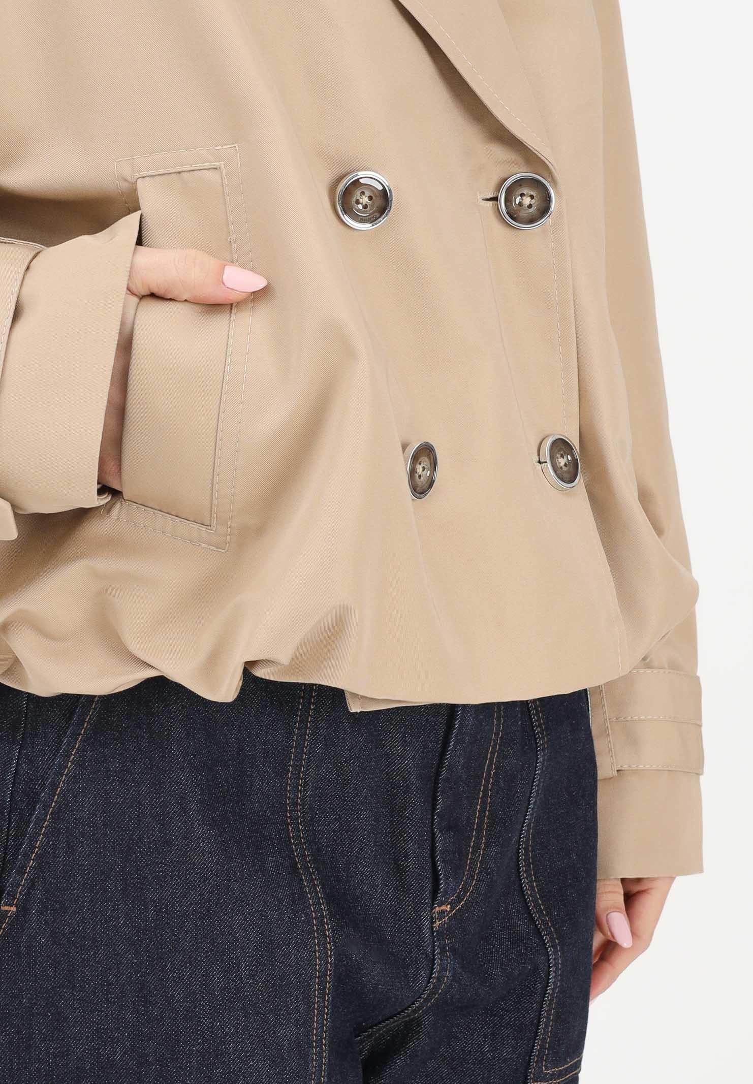 PINKO Trench corto TRISCIA beige da donna 106325A1PR D41 PINKO