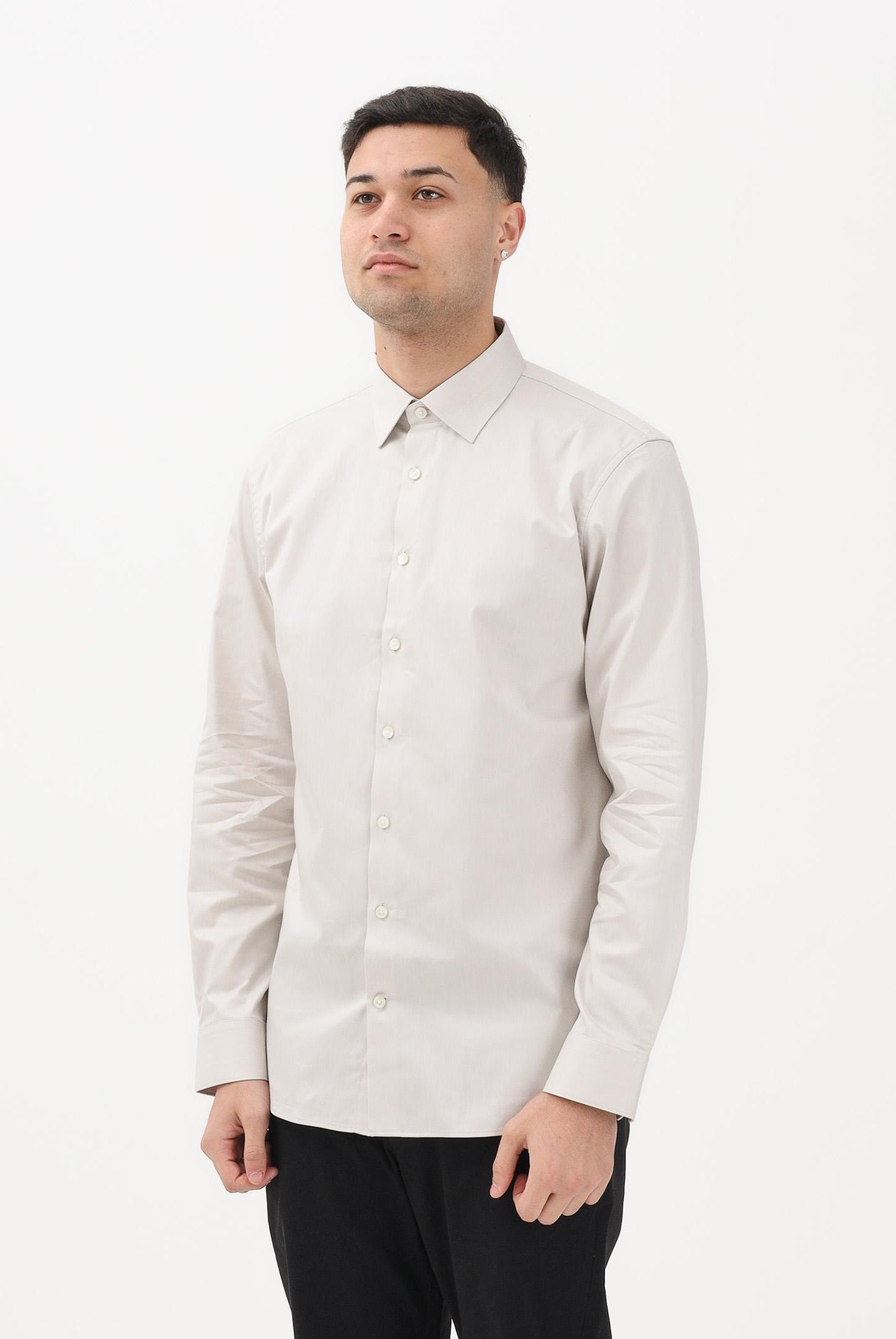 SELECTED HOMME Camicia a manica lunga beige da uomo 16092939 SA SELECTED HOMME