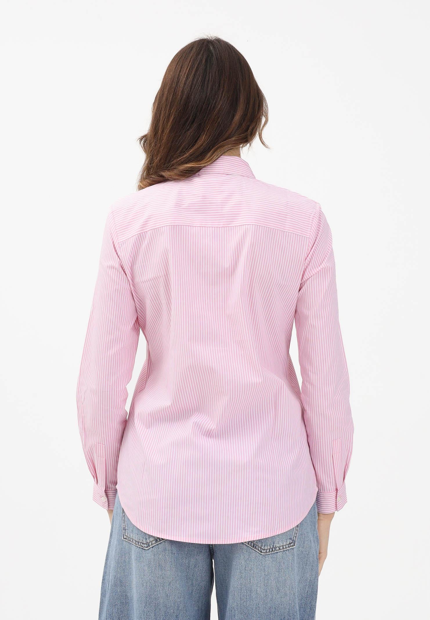 JDY Camicia a manica lunga da donna realizzata in tessuto rosa con sottile motivo a righe 15149877 SHPI JDY