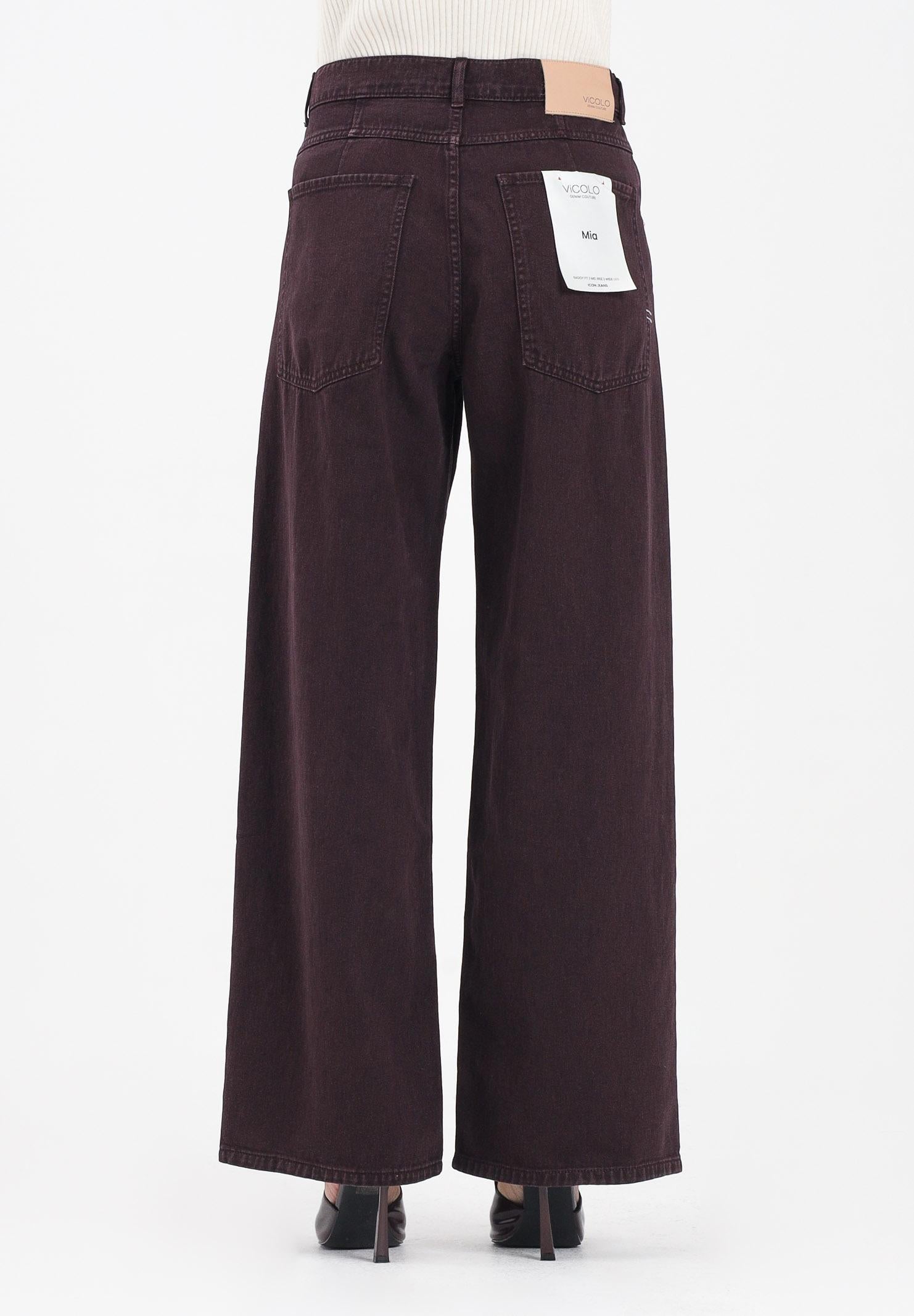 VICOLO Jeans Mia bordeaux da donna DF5109 FU38 VICOLO