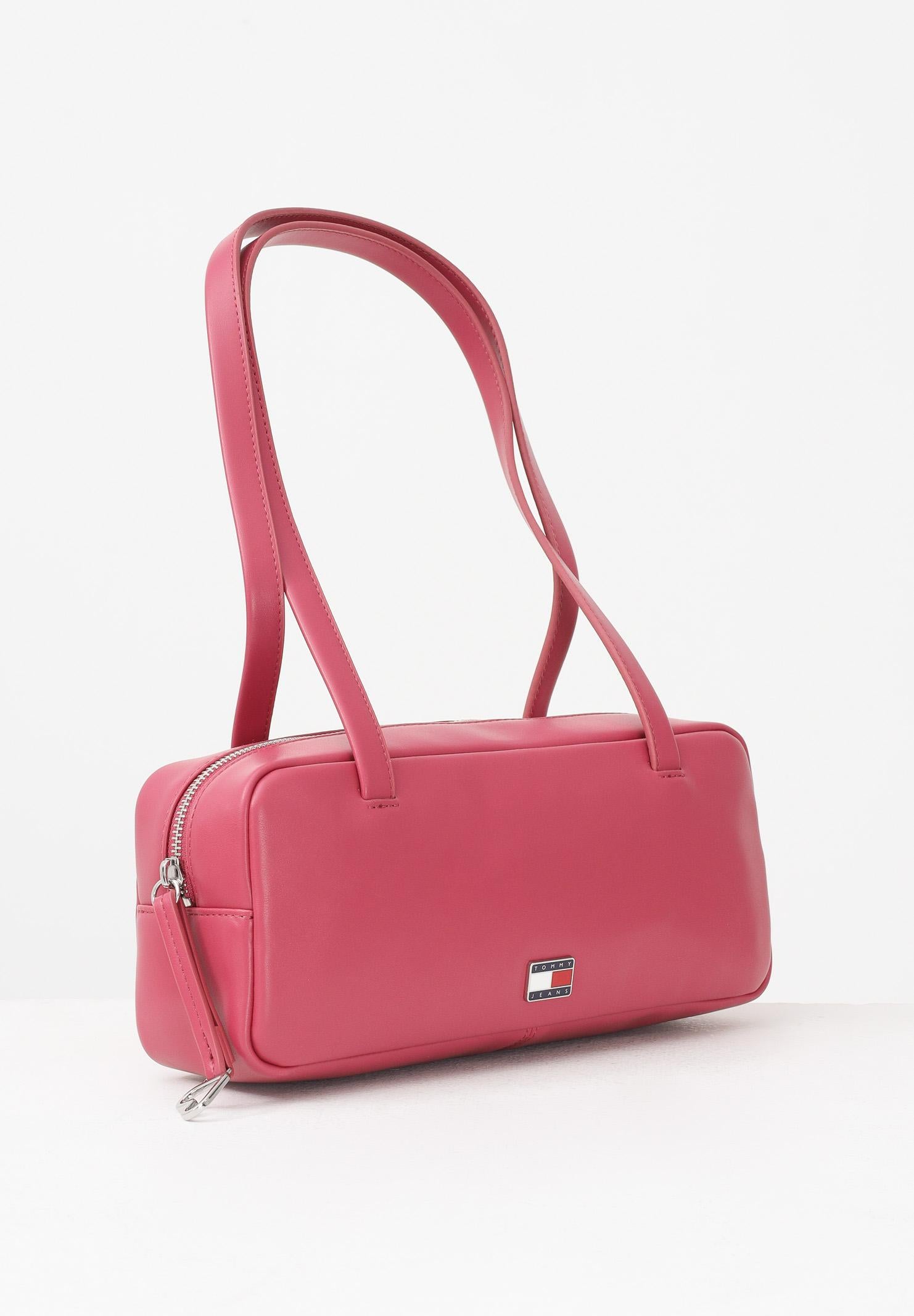 TOMMY JEANS Borsa a spalla CITY rosa fragola da donna AW0AW18075 VLN TOMMY JEANS