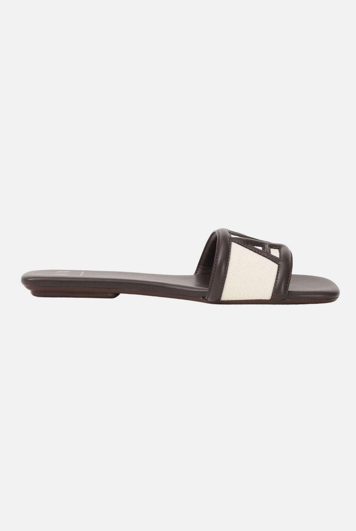 ARMANI EXCHANGE Ciabatte marroni da donna XW002568AF22752 MZ766 ARMANI EXCHANGE