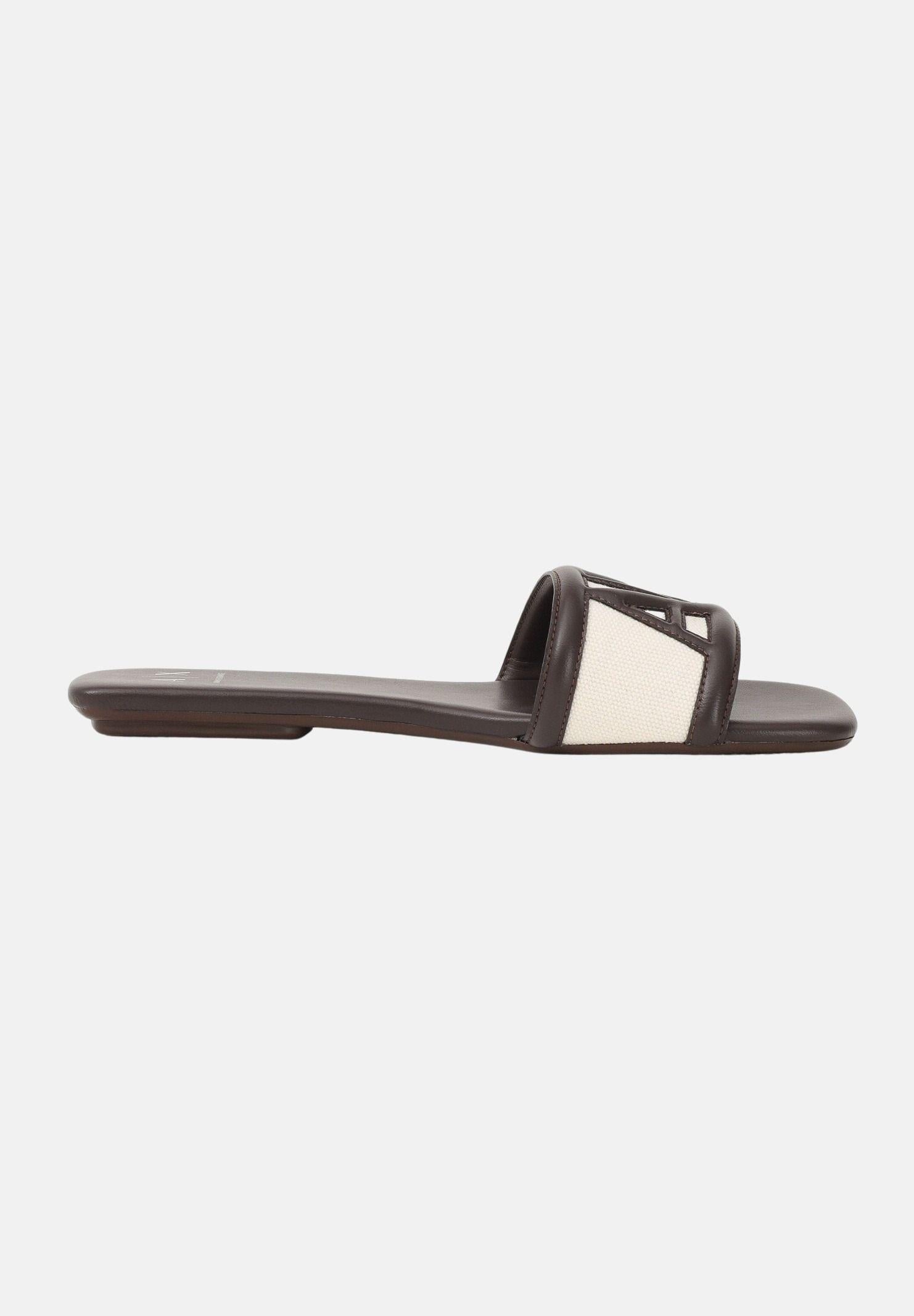 ARMANI EXCHANGE Ciabatte marroni da donna XW002568AF22752 MZ766 ARMANI EXCHANGE