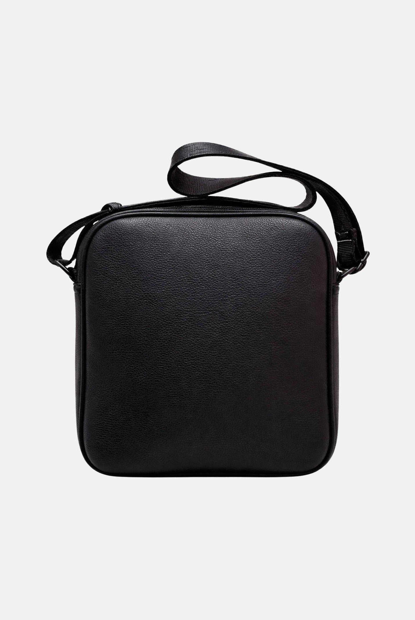 MARCELO BURLON COUNTY OF MILAN Borsello nero da uomo con stampa ali COMAS2603630895 . MARCELO BURLON COUNTY OF MILAN