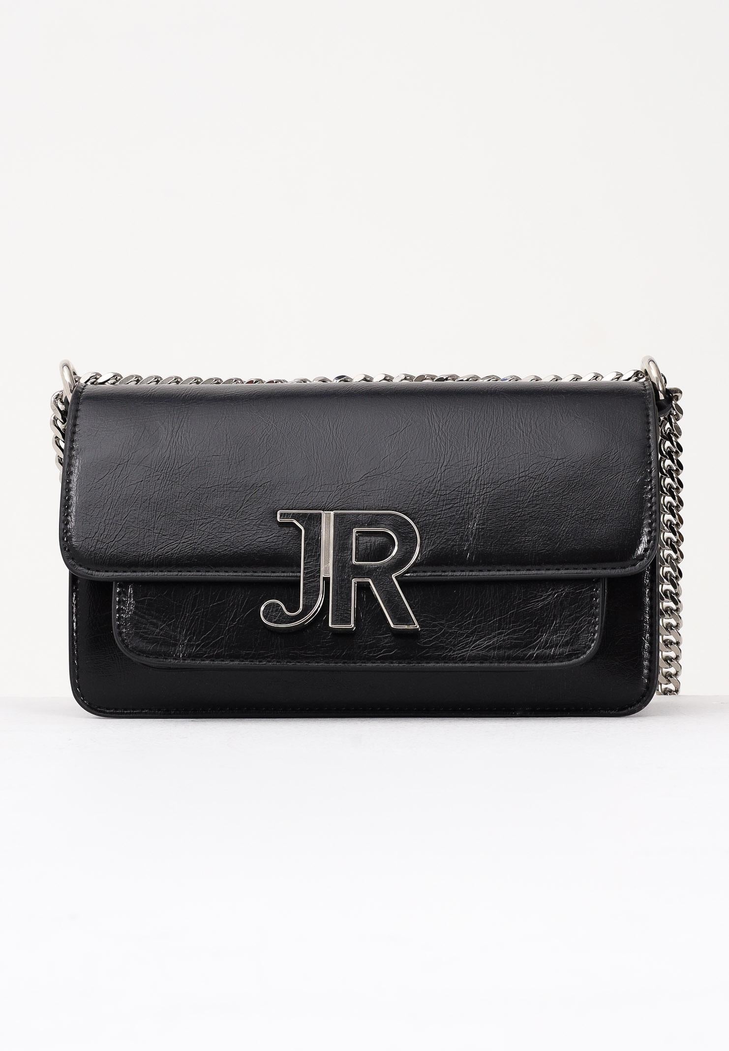 RICHMOND Borsa a tracolla nera da donna con logo JR RWA25227BO BL RICHMOND