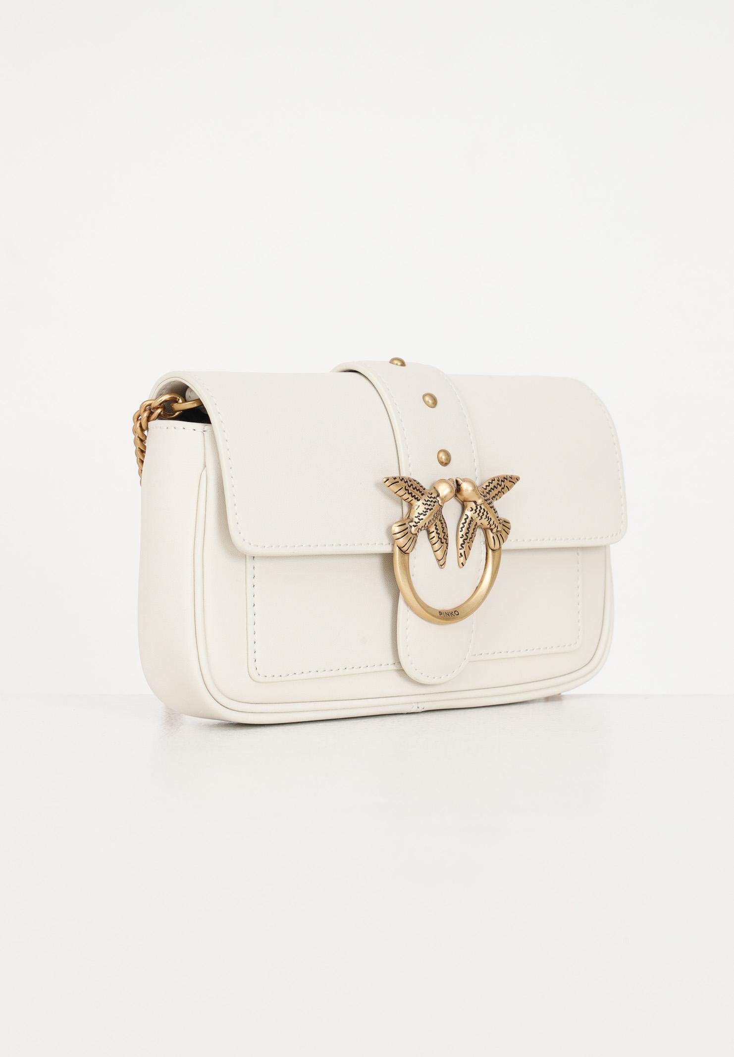 PINKO Borsa a tracolla Love Bag One panna da donna 100061A0F1 Z14Q PINKO