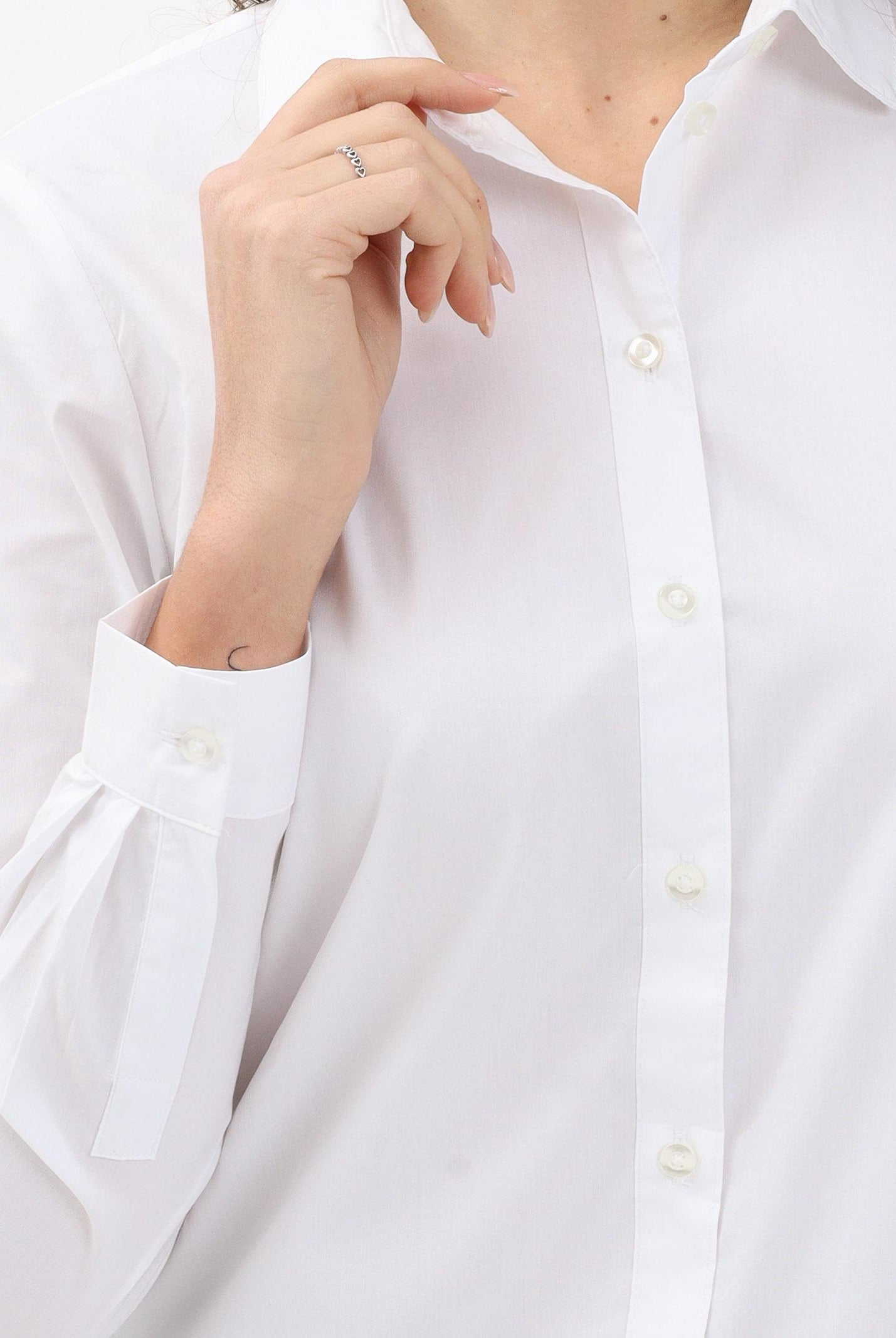 JDY Camicia a manica lunga bianca da donna 15149877 WI JDY