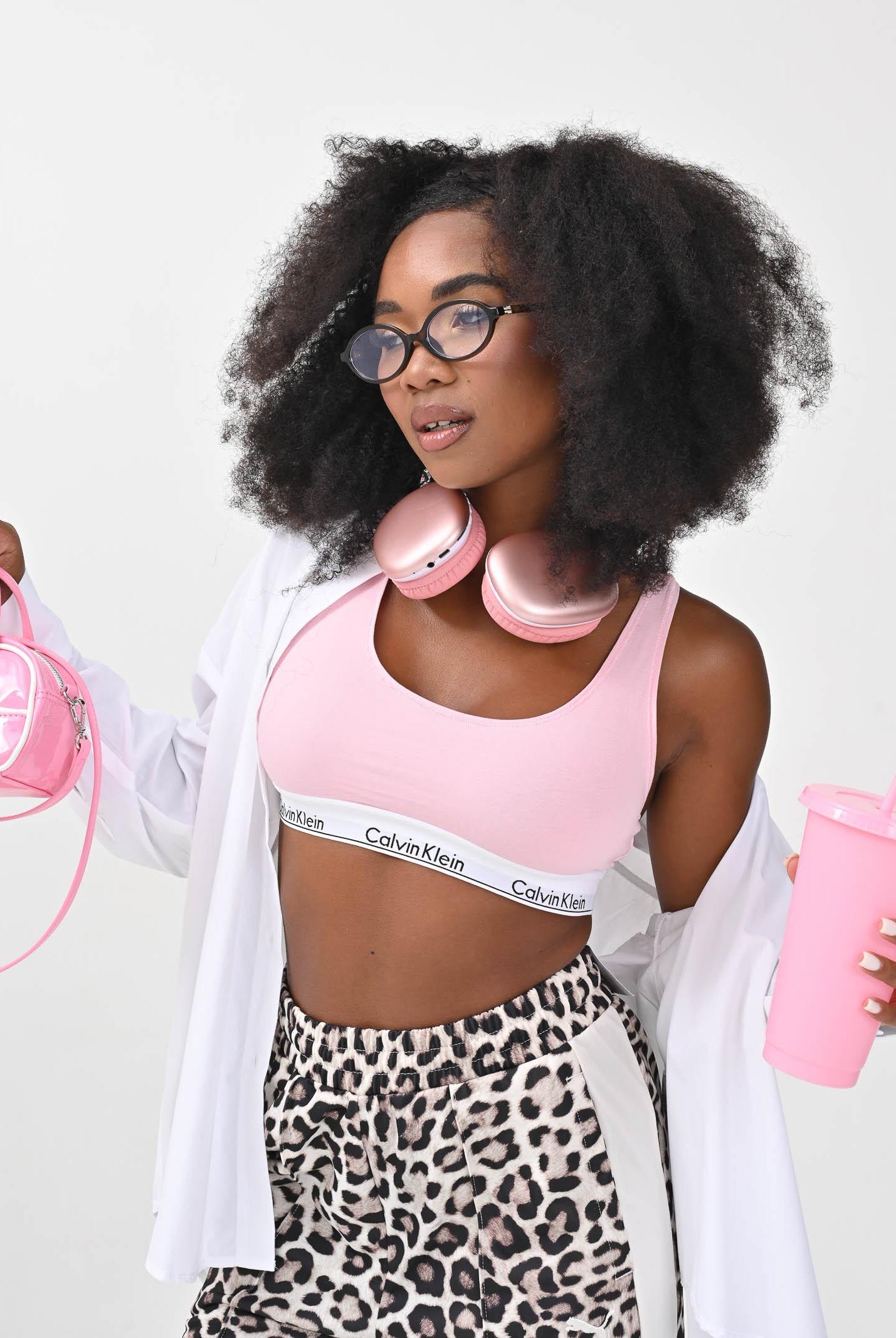 CALVIN KLEIN Bralette rosa da donna con bordo elastico logato 0000F3785E SQL CALVIN KLEIN