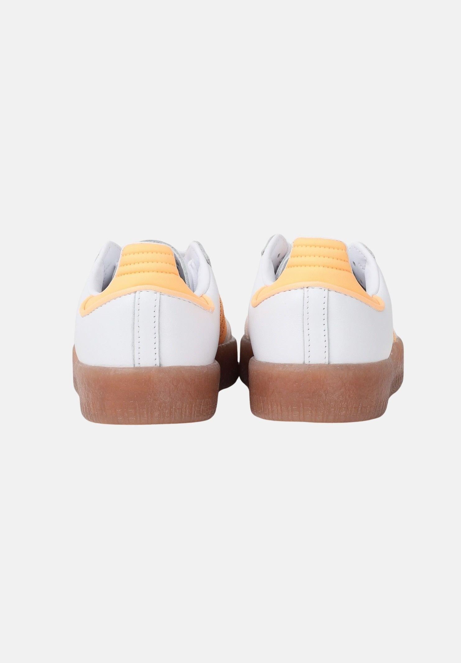 ADIDAS ORIGINALS Sneakers Sambae bianche e gialle da donna JP9533 . ADIDAS ORIGINALS