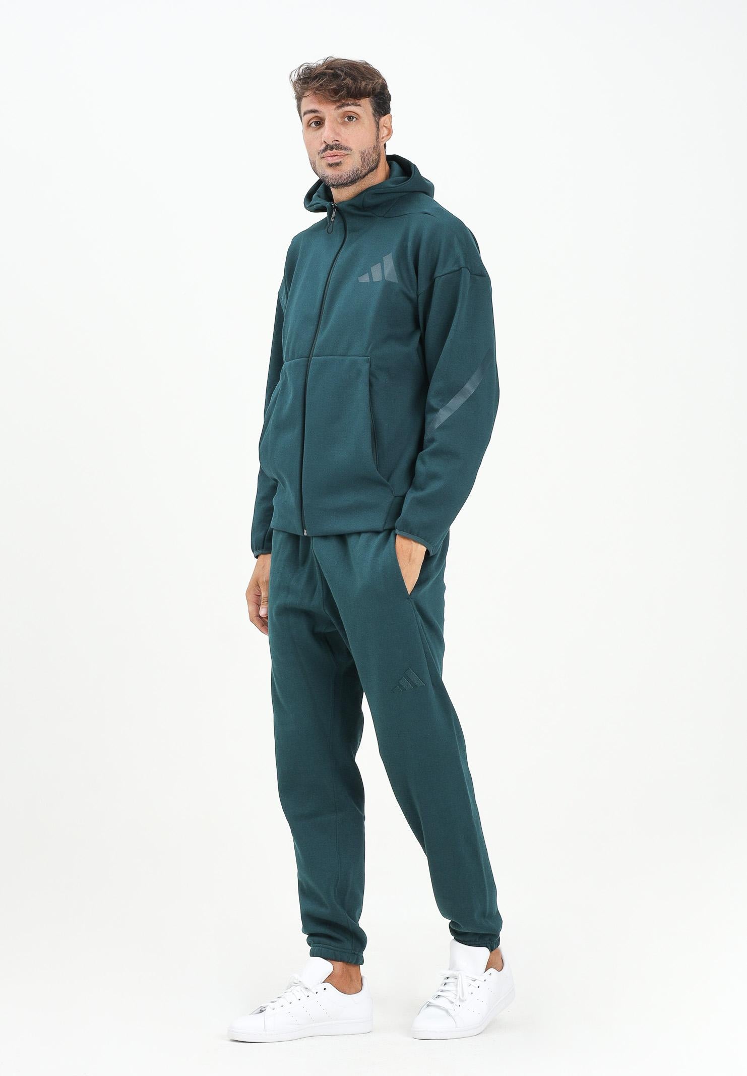 ADIDAS PERFORMANCE Pantalone sportivo ALL SZN Fleece Regular Tapered verde da uomo JX5096 ADIDAS PERFORMANCE