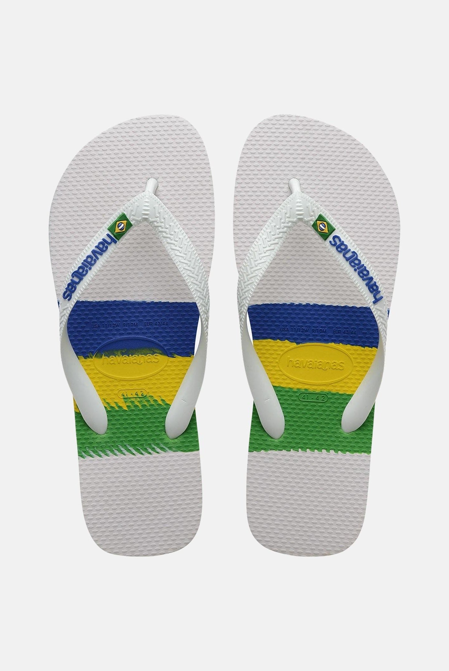 Infradito bianco da uomo Havaianas Brasil Tech 4147239 0001 HAVAIANAS