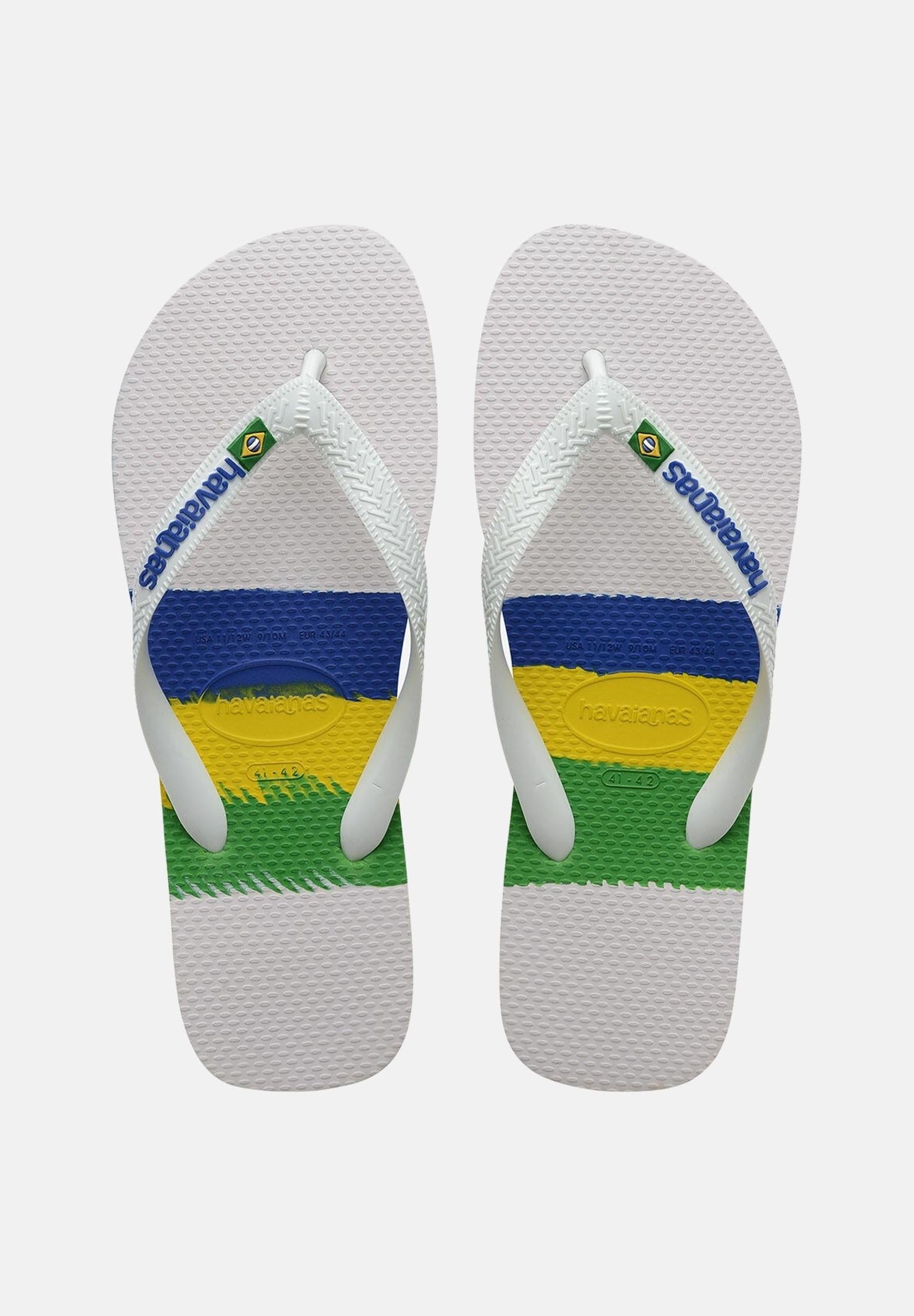 Infradito bianco da uomo Havaianas Brasil Tech 4147239 0001 HAVAIANAS