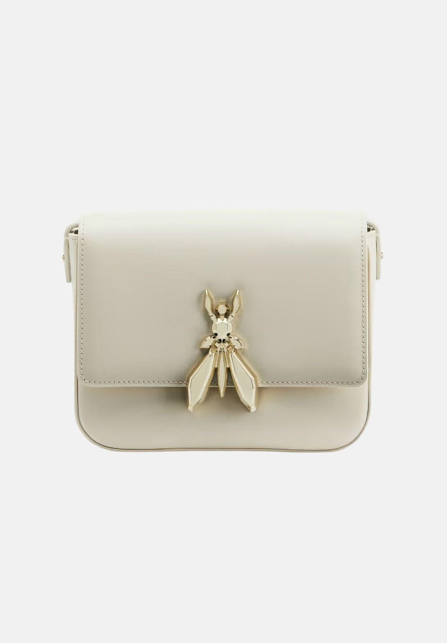 PATRIZIA PEPE Borsa a tracolla Essential Fly panna da donna 8B0303L061 W405 PATRIZIA PEPE