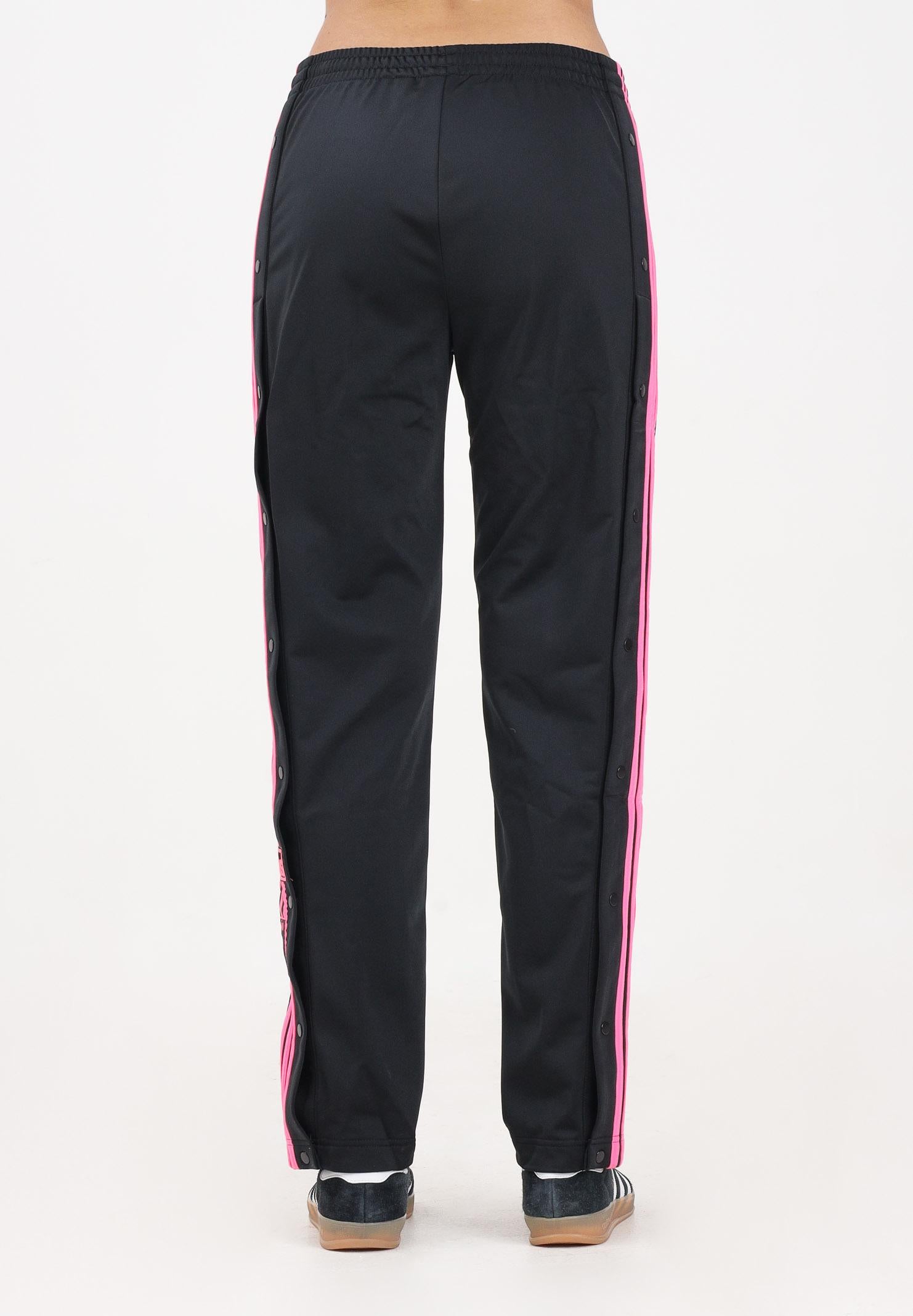 ADIDAS ORIGINALS Pantalone sportivo adibreak nero e fucsia da donna JV7514 . ADIDAS ORIGINALS