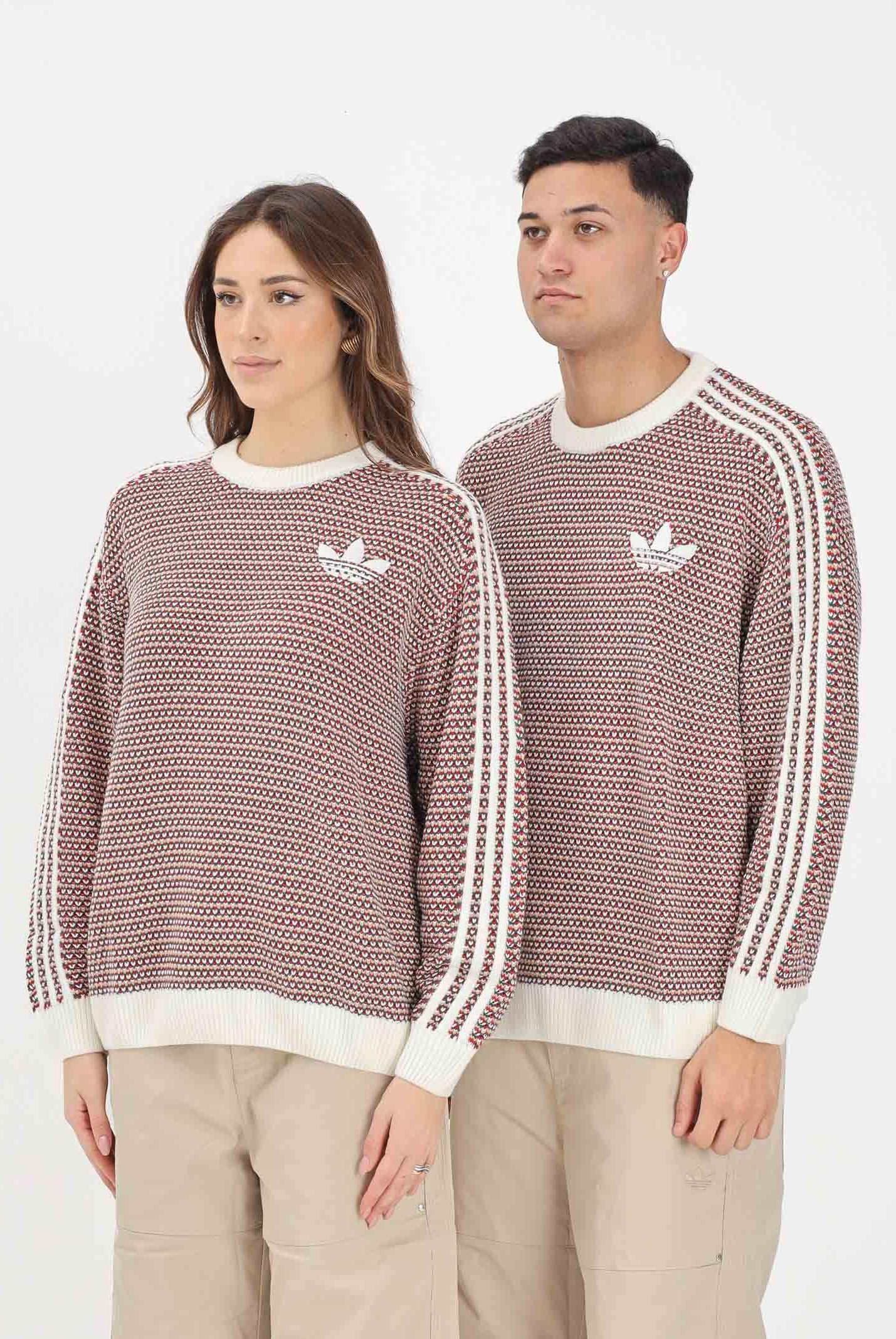 ADIDAS ORIGINALS Maglioncino girocollo Holiday Pack Knit multicolore per uomo e donna KQ6291 . ADIDAS ORIGINALS