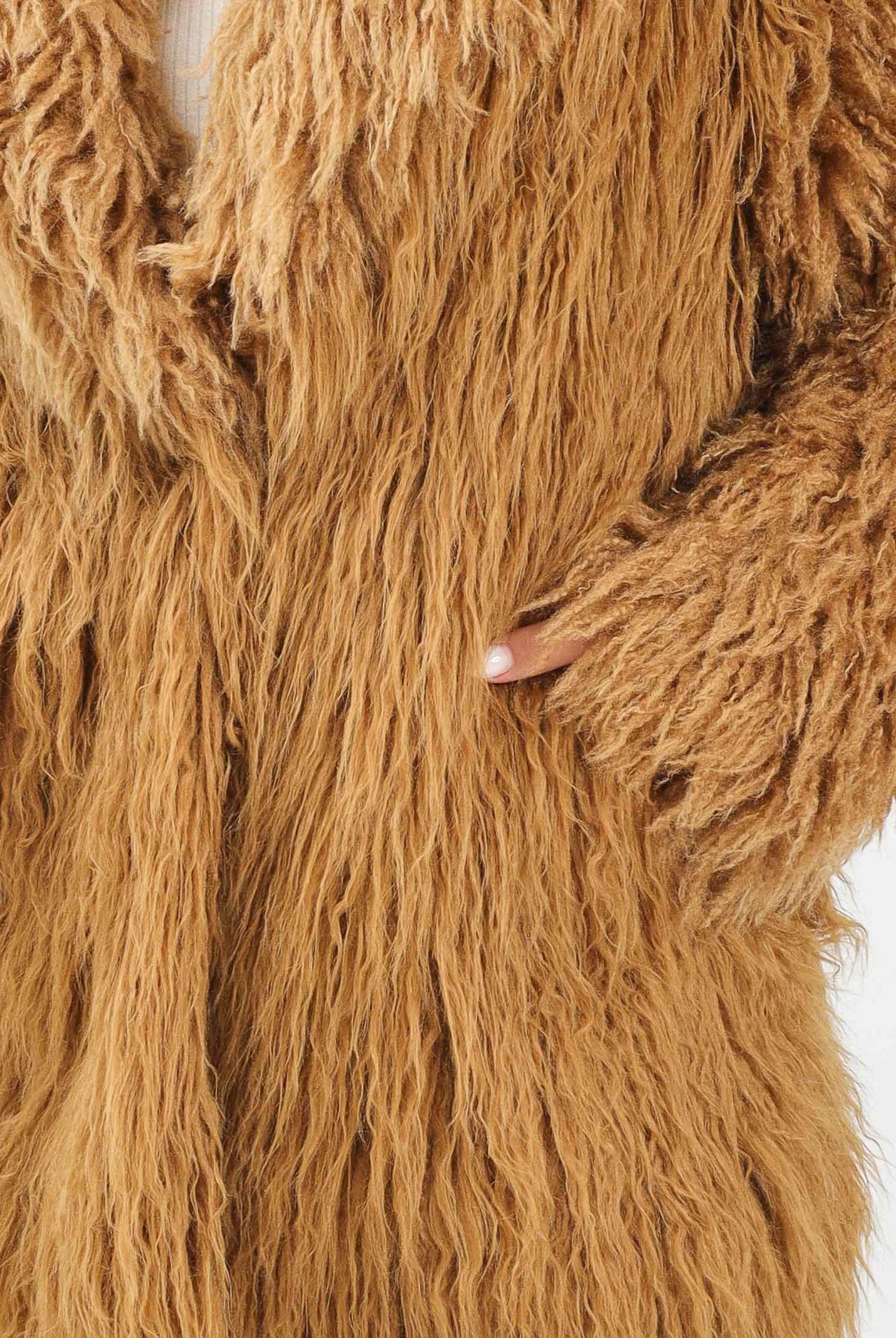 PATRIZIA PEPE Pelliccia beige da donna 2O0180E078 B847 PATRIZIA PEPE