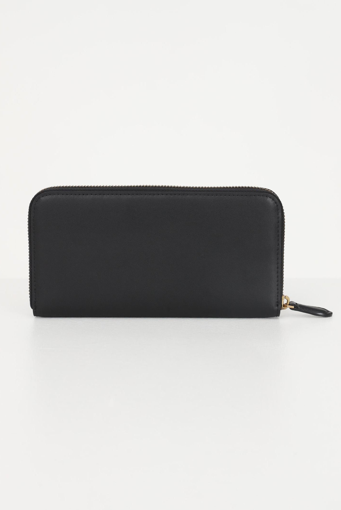 PINKO Portafogli zip-around in morbida pelle mano seta nero da donna 100250A0F1 Z99Q PINKO