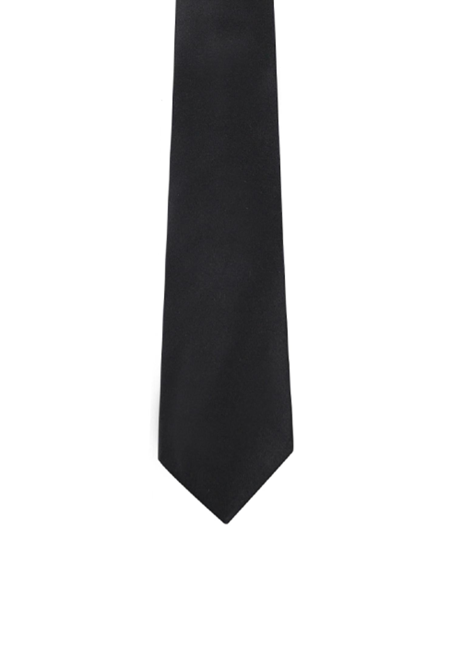 Cravatta in seta nera da uomo 1282/11C LANVIN