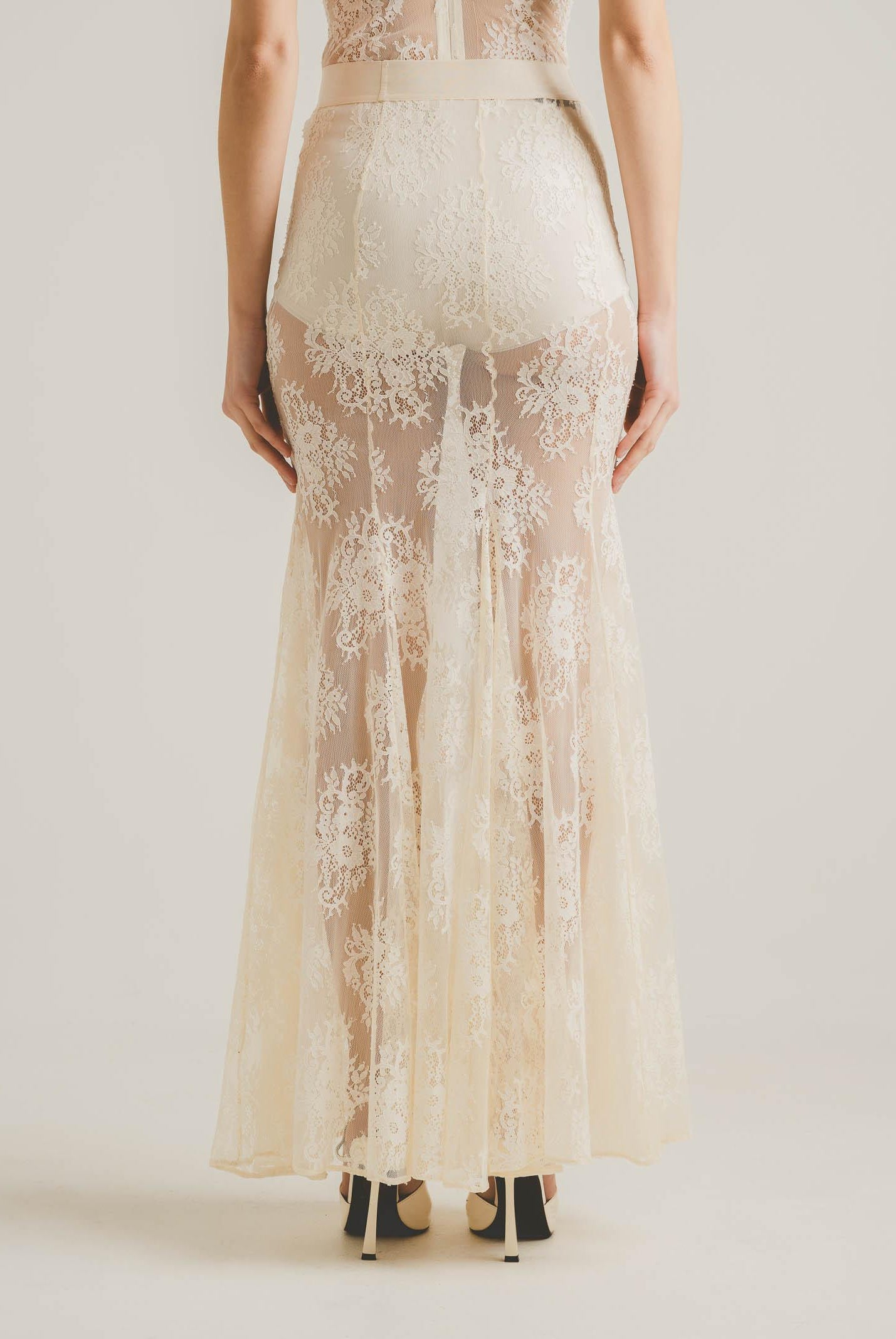 SANTAS Gonna lunga NUIT panna da donna PV2628 PA SANTAS