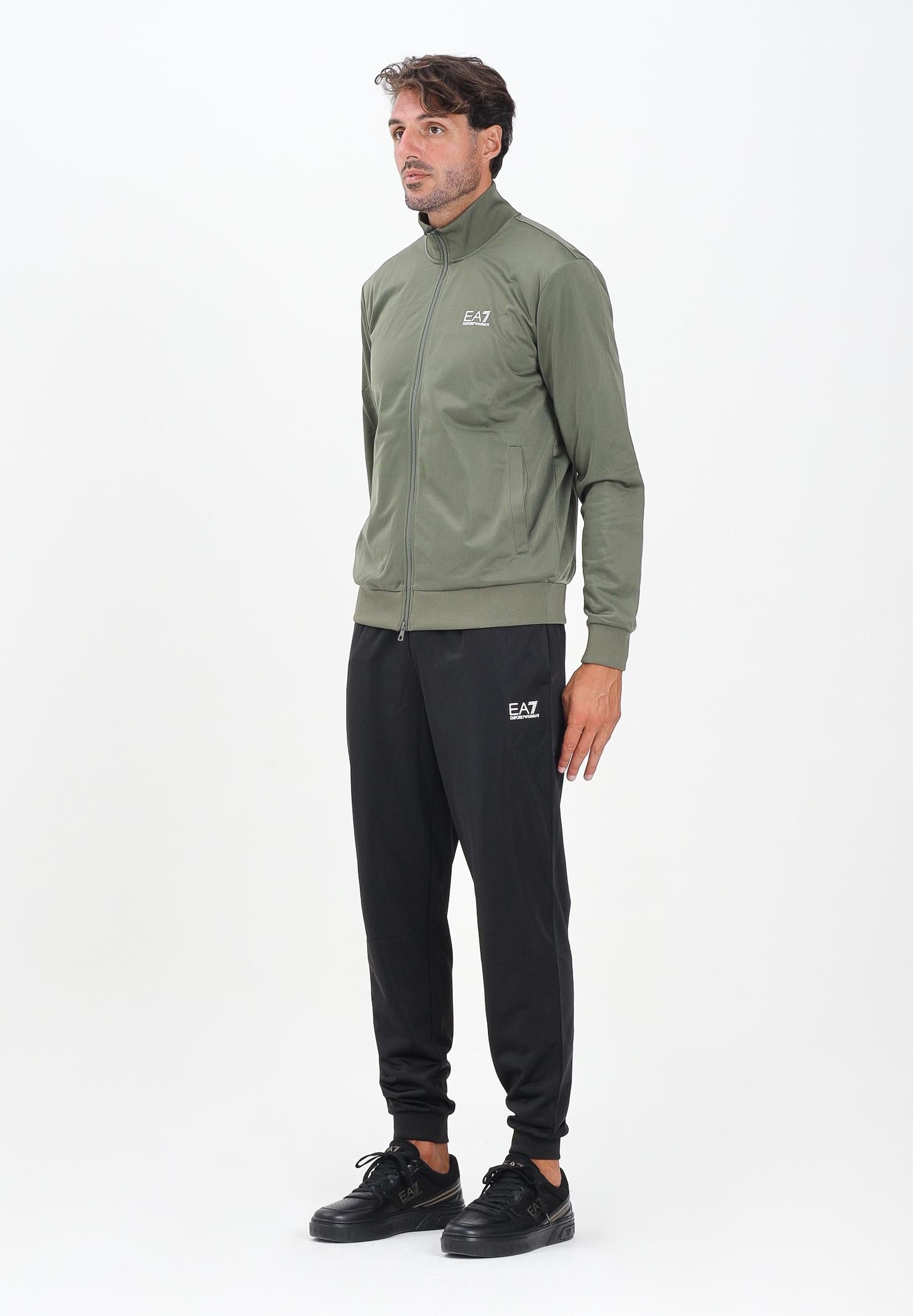 EA7 Tuta Core Identity verde e nera da uomo 8NPV65PJHCZ M7059 EA7