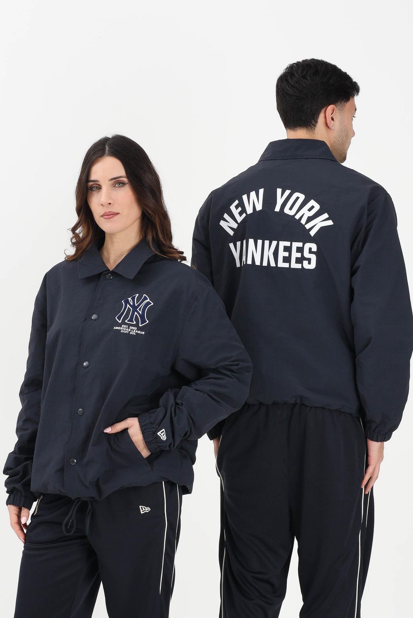 NEW ERA Giacca a vento New York Yankees MLB blu per uomo e donna 60771575 . NEW ERA
