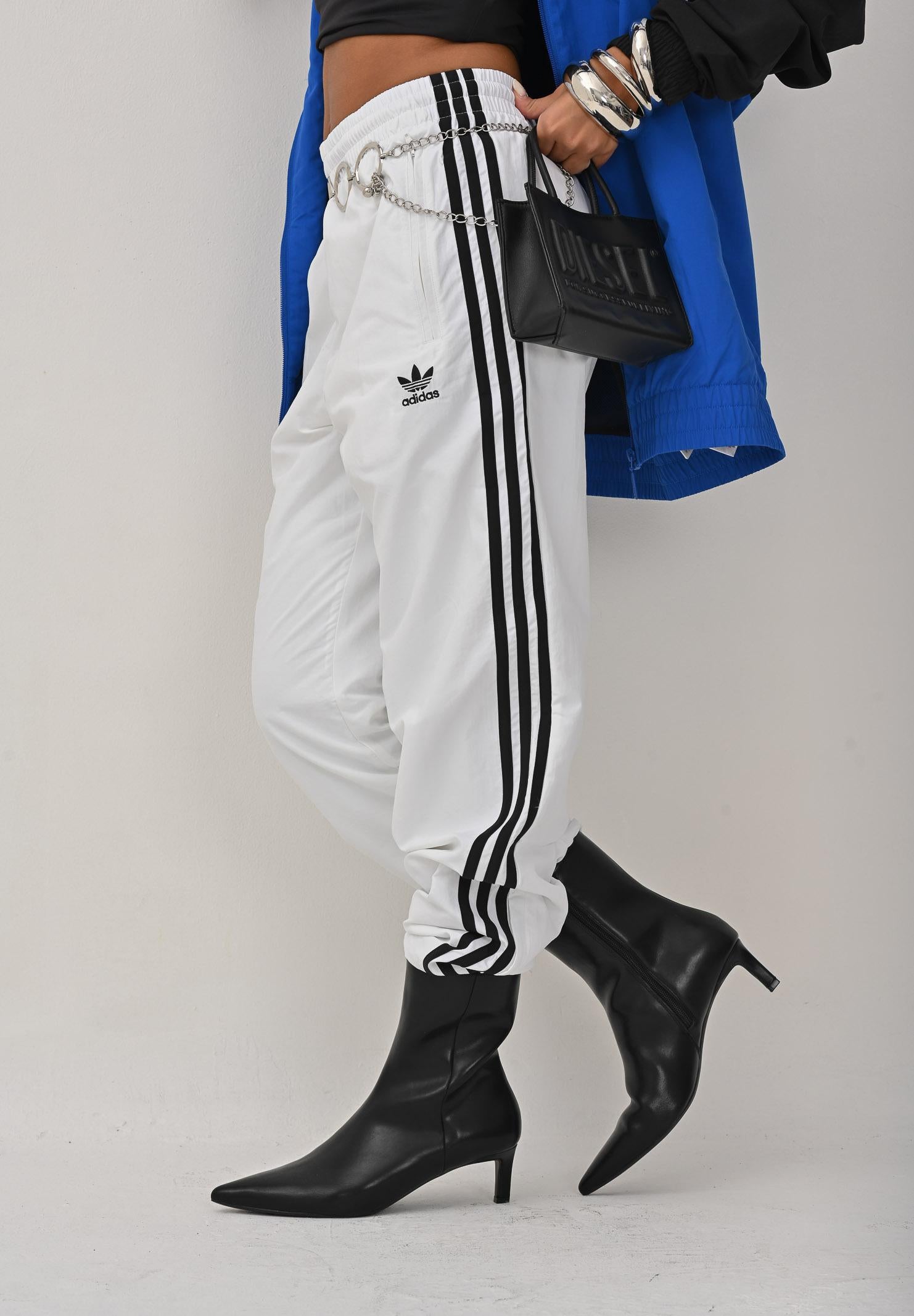 ADIDAS ORIGINALS Pantalone sportivo adicolor Woven Firebird bianco da uomo JY1334 . ADIDAS ORIGINALS