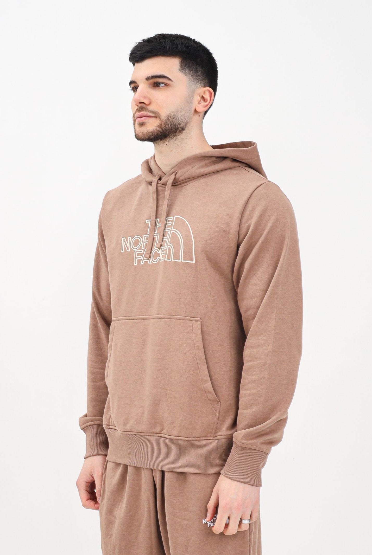 THE NORTH FACE Felpa con cappuccio Drew Peak Light marrone da uomo NF0A8C1BAR41 . THE NORTH FACE