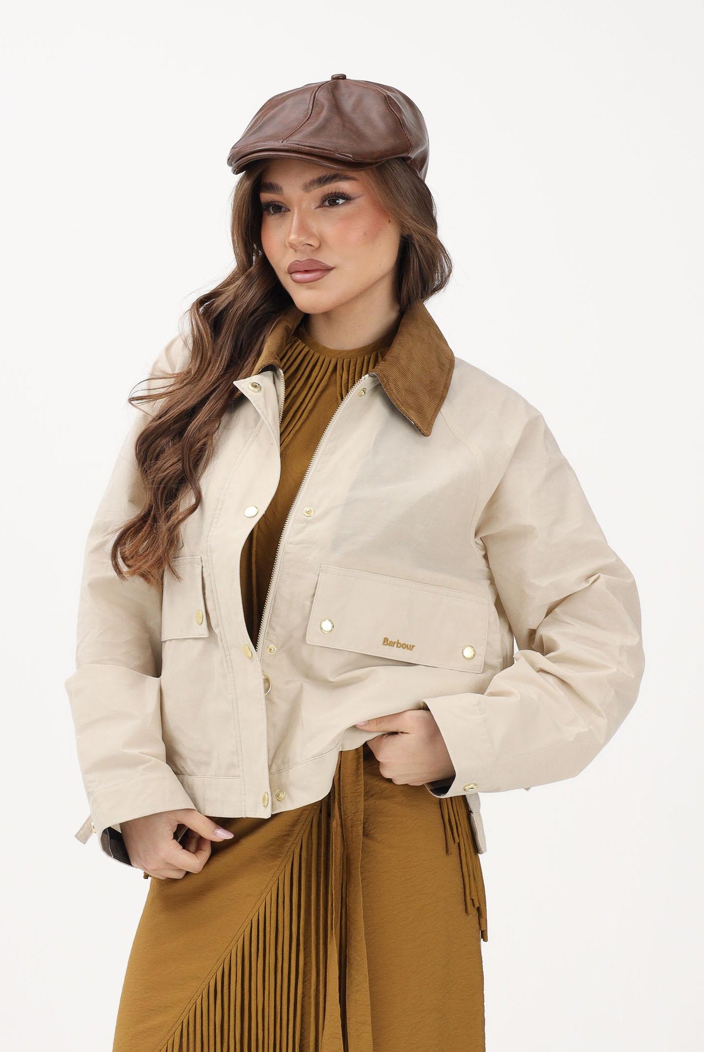 BARBOUR Giacca a vento Medland beige da donna 261-LSP0304 CR31 BARBOUR