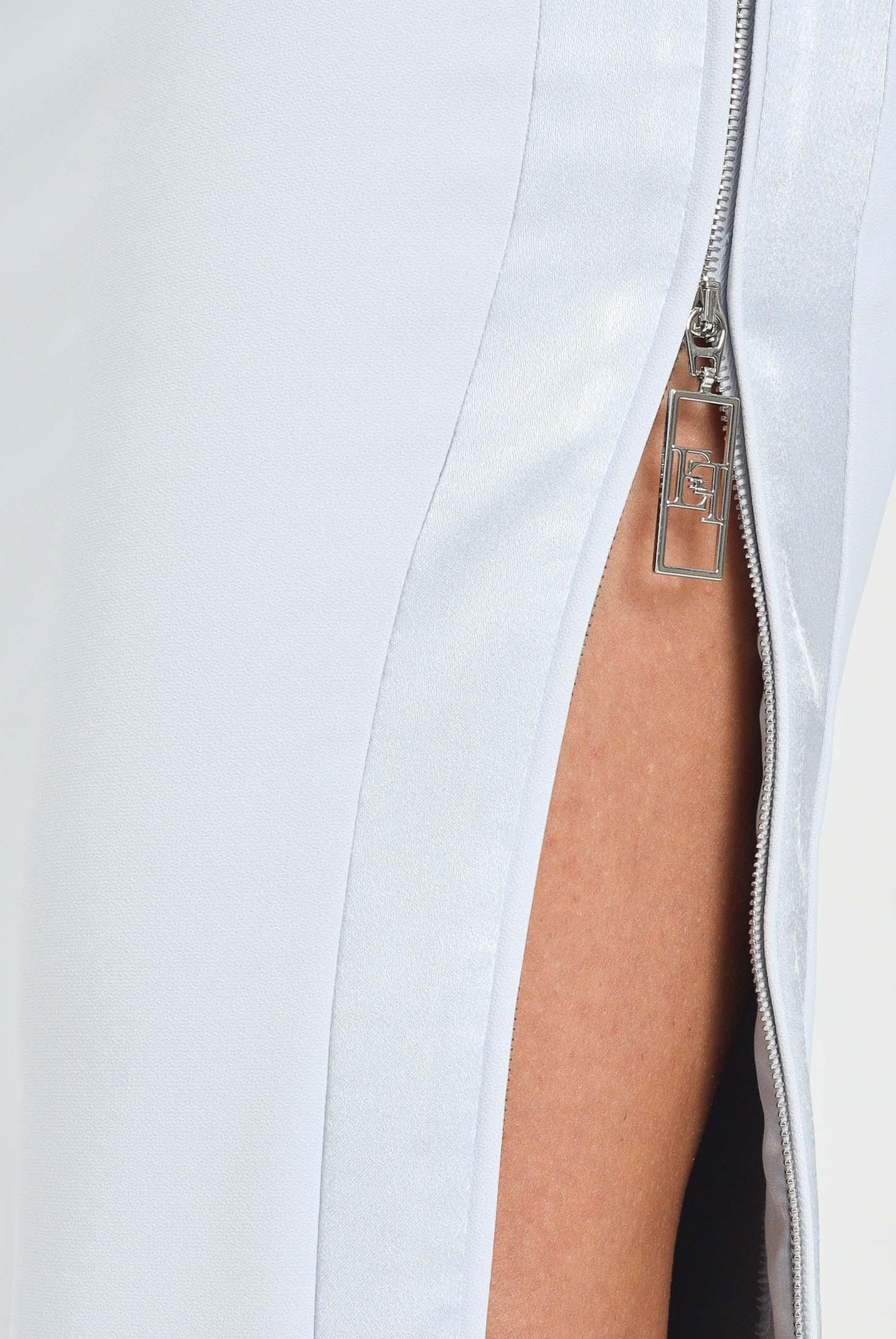 ELISABETTA FRANCHI Gonna lunga celeste da donna GO11156E2 EA7 ELISABETTA FRANCHI