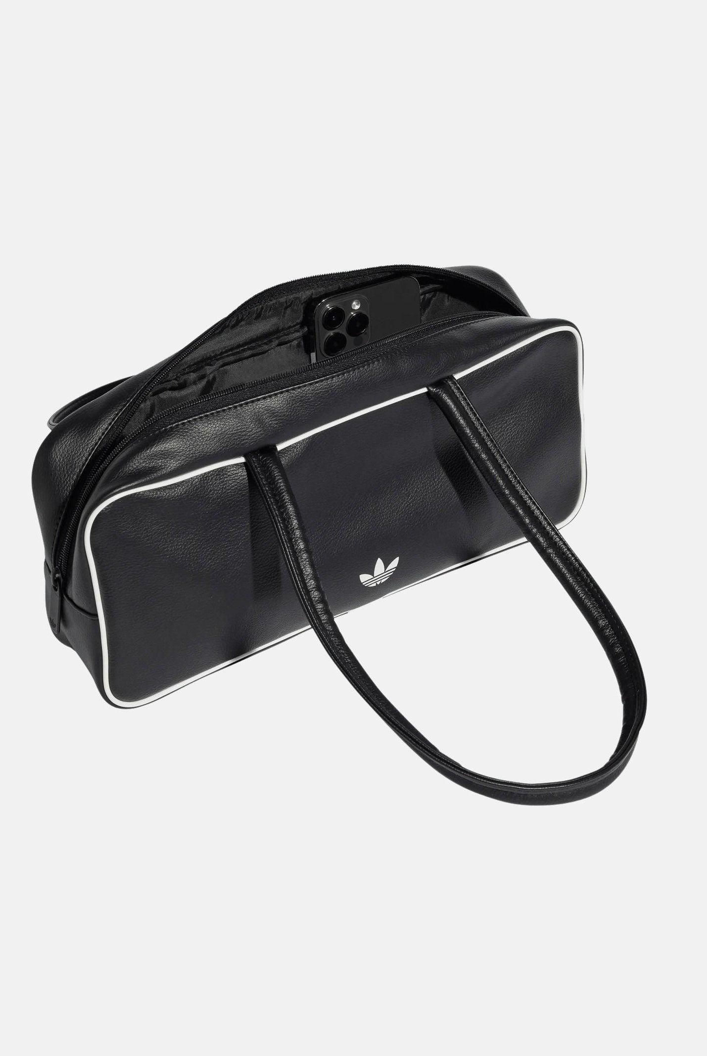 ADIDAS ORIGINALS Borsa a spalla Adicolor Elongated Airliner nera da donna KD7851 . ADIDAS ORIGINALS