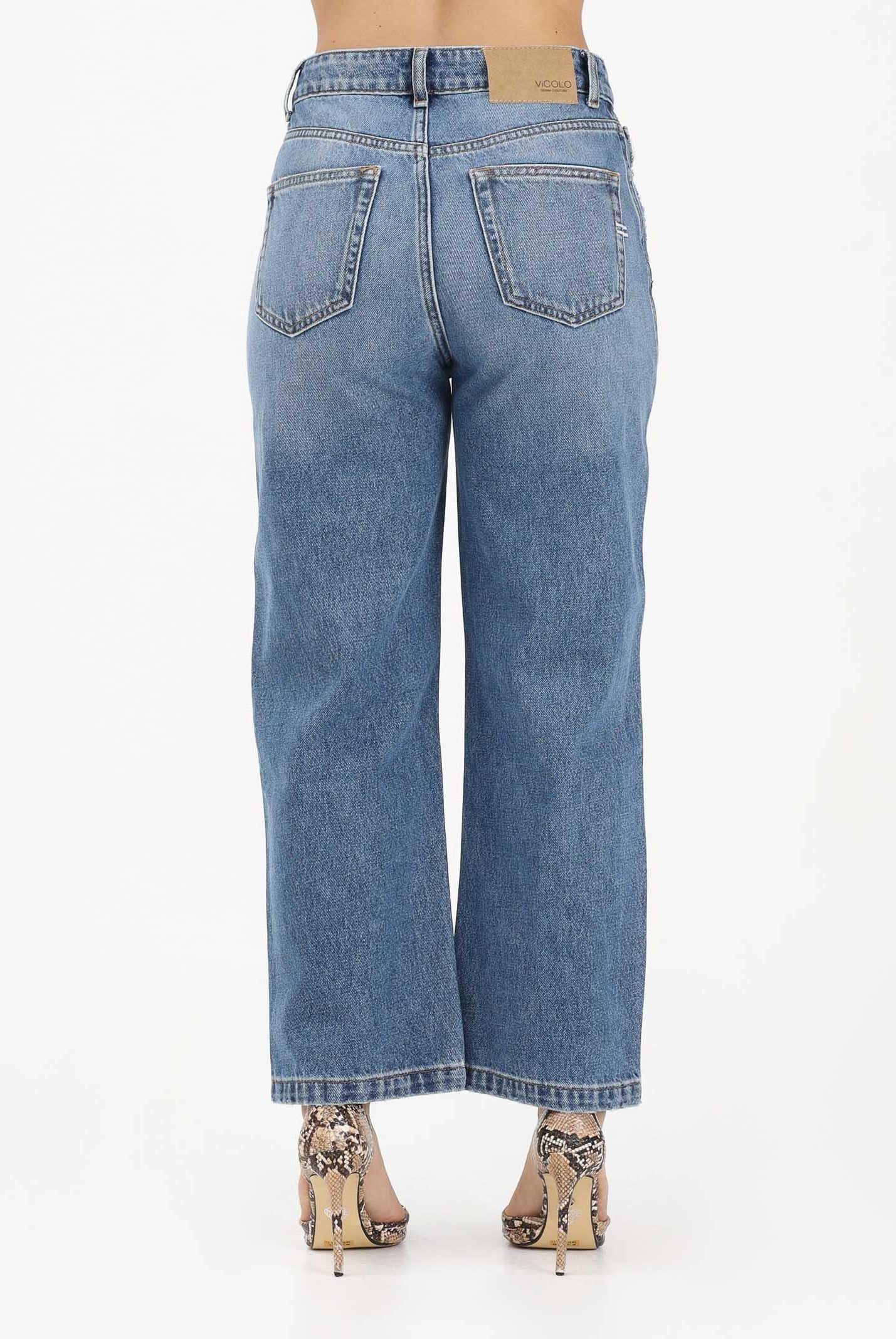 VICOLO Jeans Kate in denim medio da donna DAB5128 DEBL VICOLO