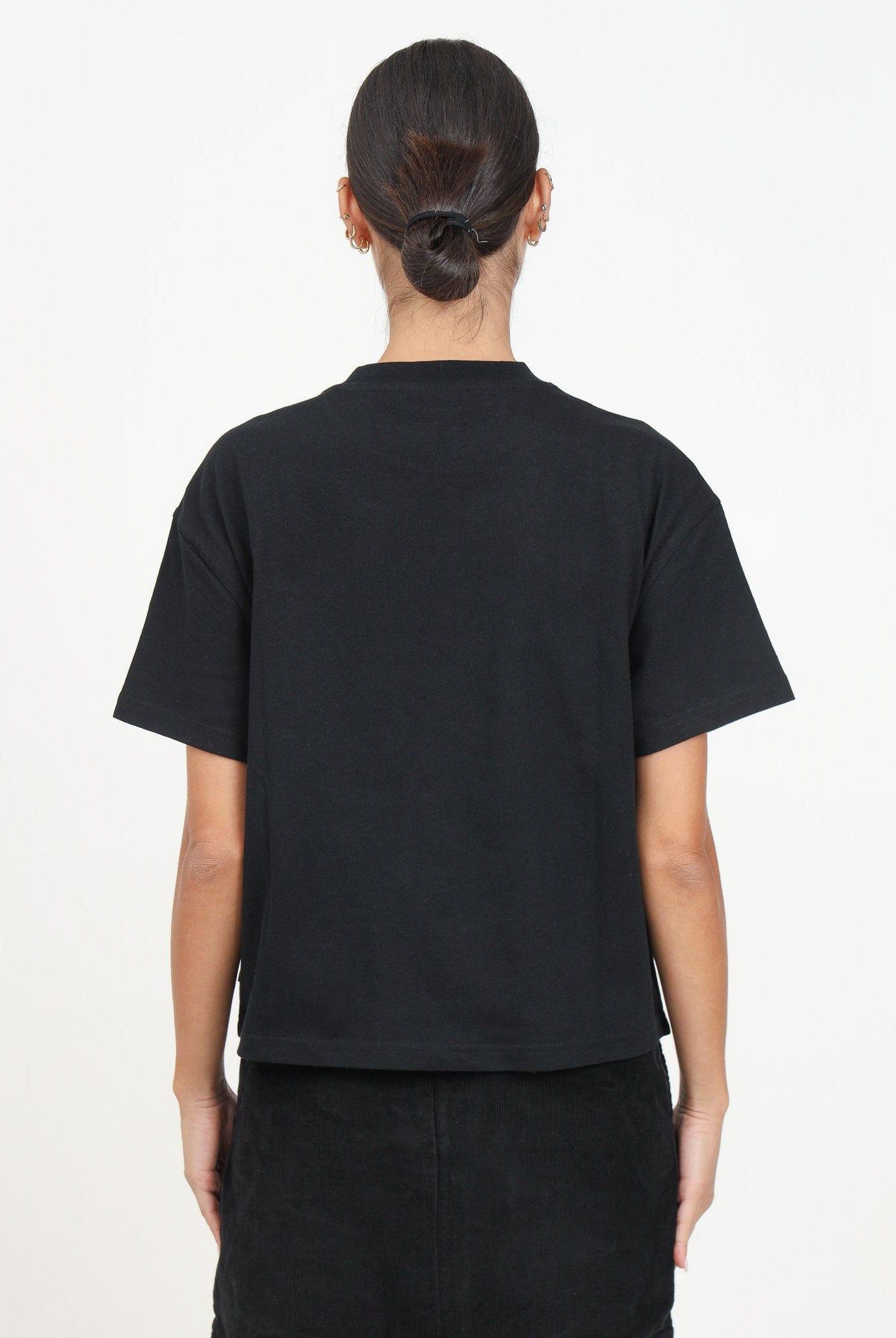 DICKIES T-shirt a manica corta Oakport nera da donna DK0A4Y8LBLK1 . DIckies