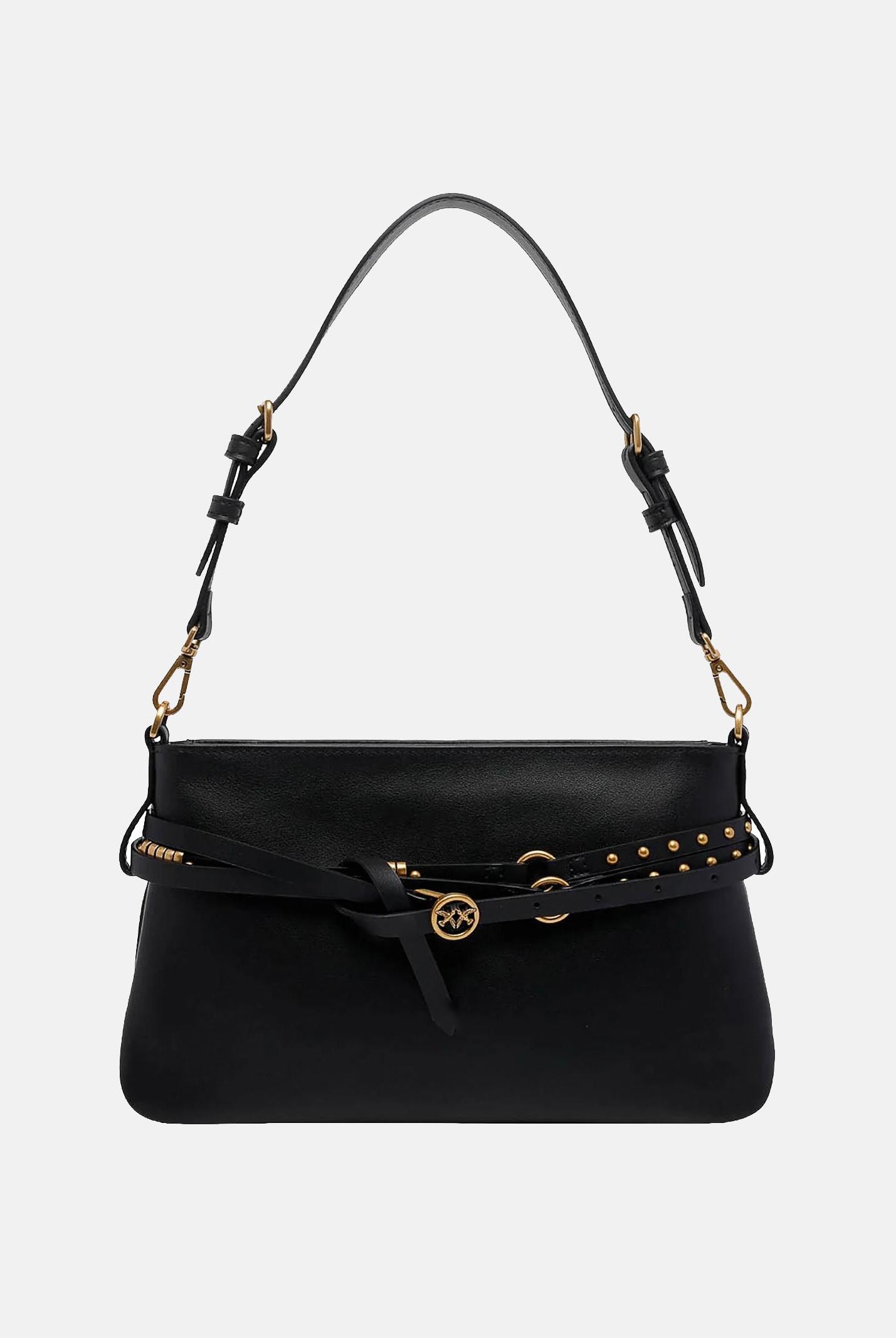 PINKO Borsa a spalla Belt Bag nera da donna 106177A0QO Z99Q PINKO