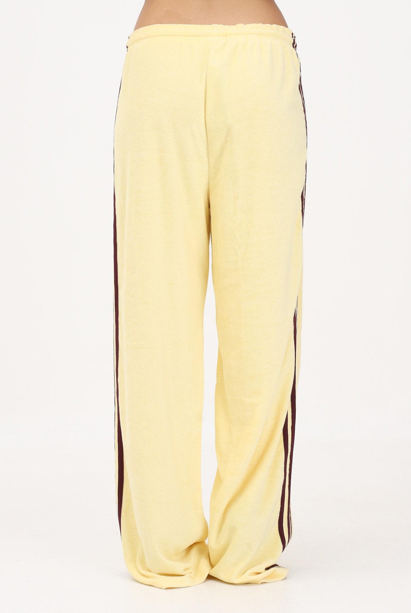 ADIDAS ORIGINALS Pantalone sportivo TERRY TOWEL FIREBIRD giallo da donna KQ6662 . ADIDAS ORIGINALS